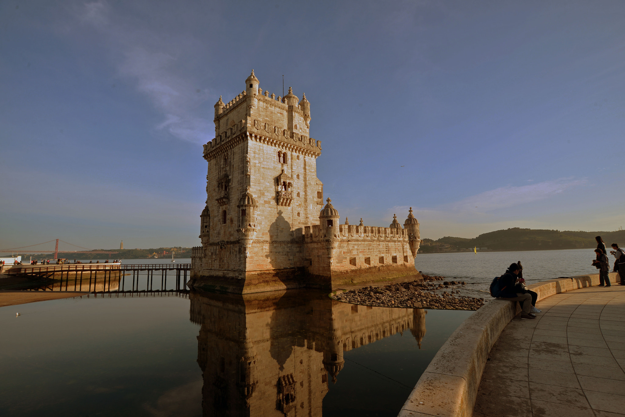 Nikon D600 + Sigma 17-35mm F2.8-4 EX Aspherical sample photo. Belem tower, lisbon photography