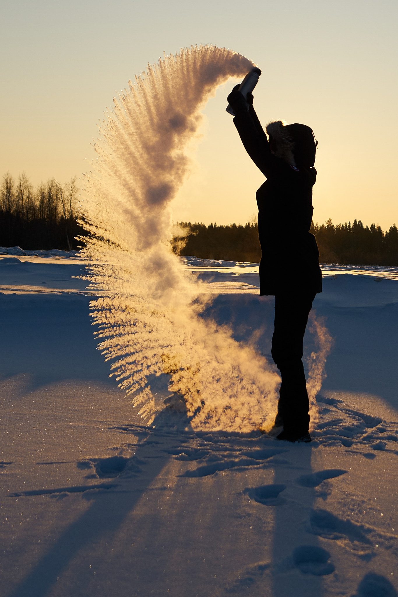 28-75mm F2.8 SAM sample photo. Winter fun photography