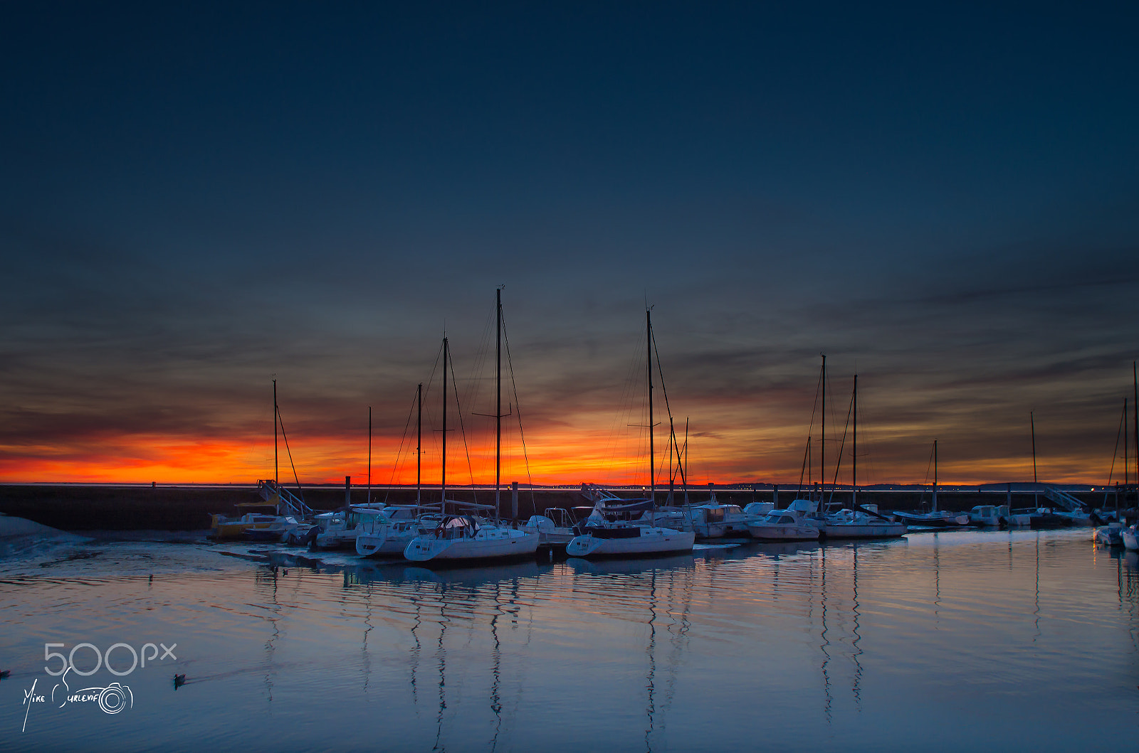 Pentax K-5 II + Sigma sample photo. Coucher de soleil sur andernos les bains photography