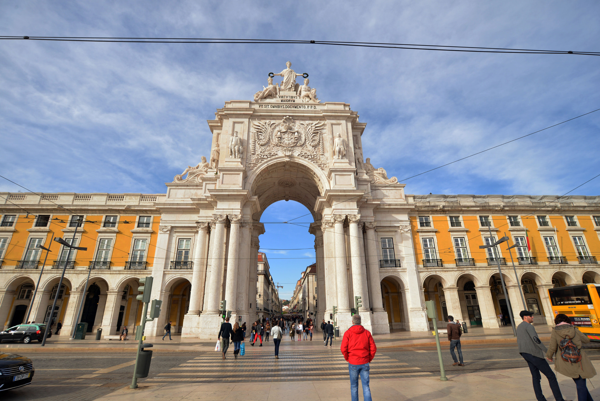 Nikon D600 + Sigma 17-35mm F2.8-4 EX Aspherical sample photo. Praça do comércio, lizbon photography