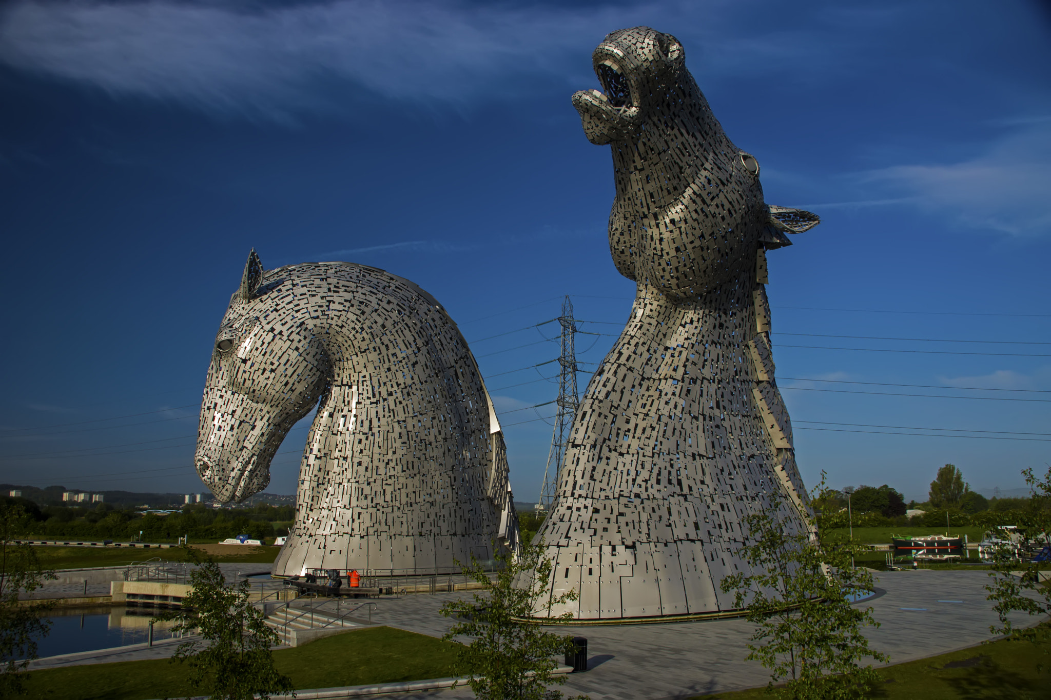 Sony SLT-A77 + Sigma 18-200mm F3.5-6.3 DC sample photo. The kelpies photography