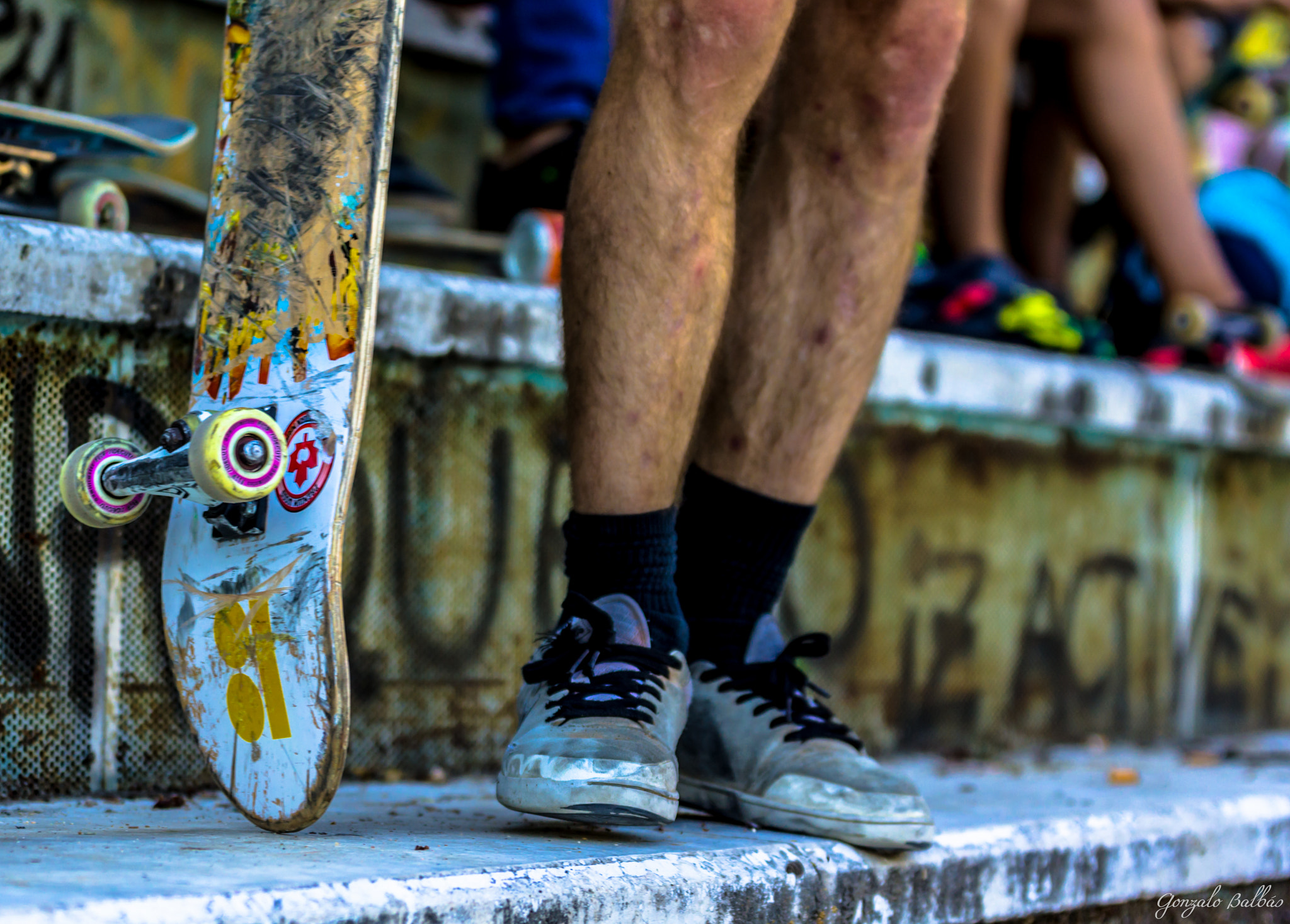 Sony SLT-A33 + Tamron SP 70-200mm F2.8 Di VC USD sample photo. Skate pains photography