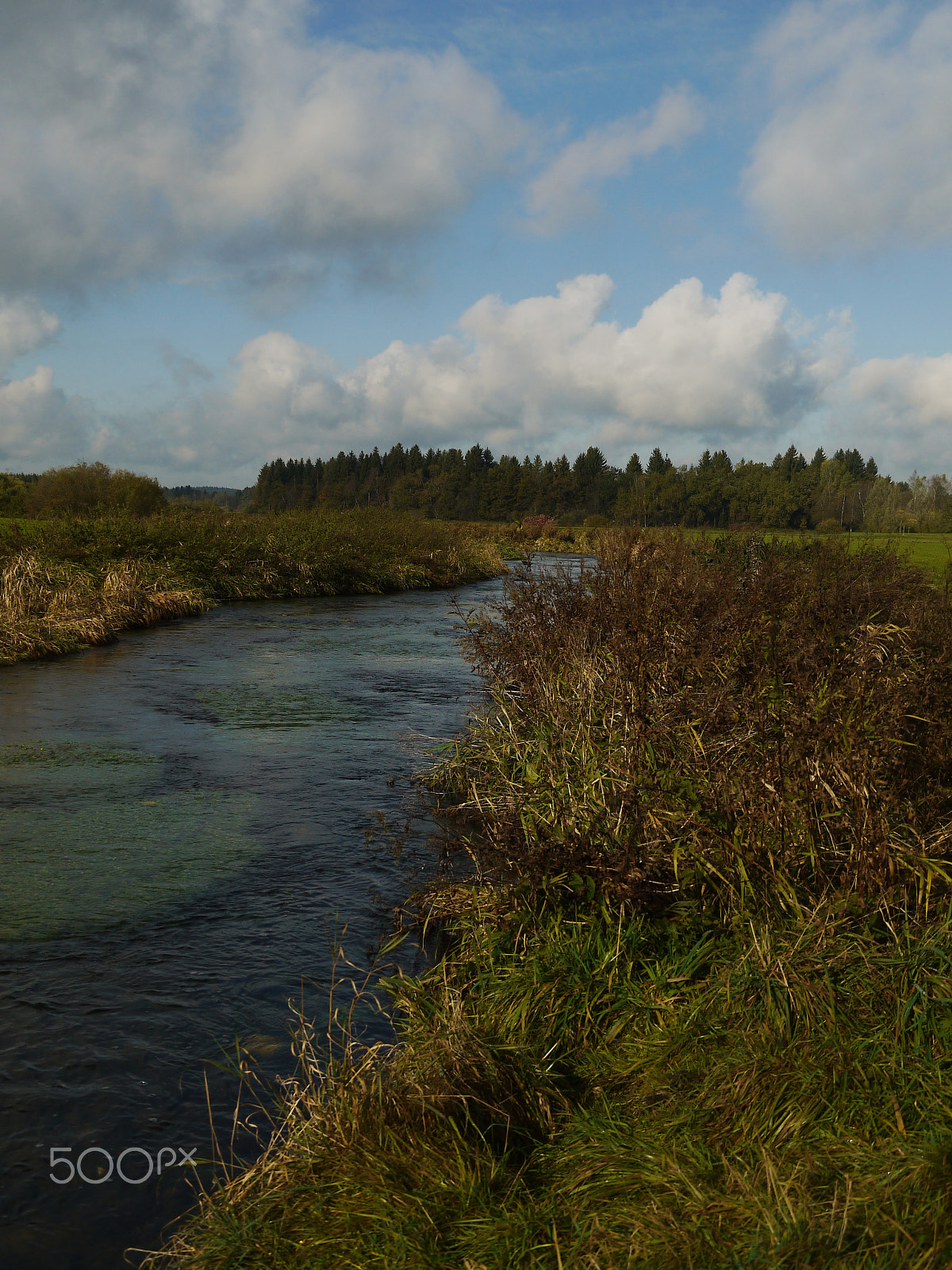Panasonic Lumix DMC-G2 sample photo. Autumn river misty frost winter photography