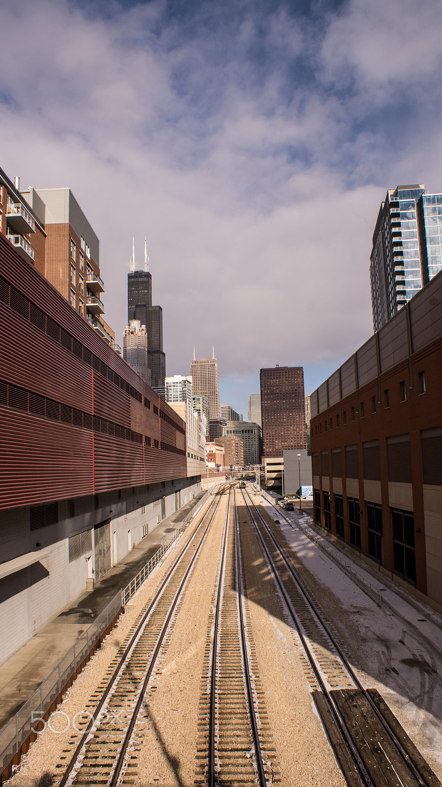 Sony DT 18-70mm F3.5-5.6 sample photo. Chicago's rails photography