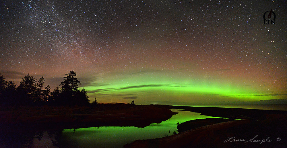 Nikon D610 + Sigma 17-35mm F2.8-4 EX Aspherical sample photo. "letitia creek aurora" photography