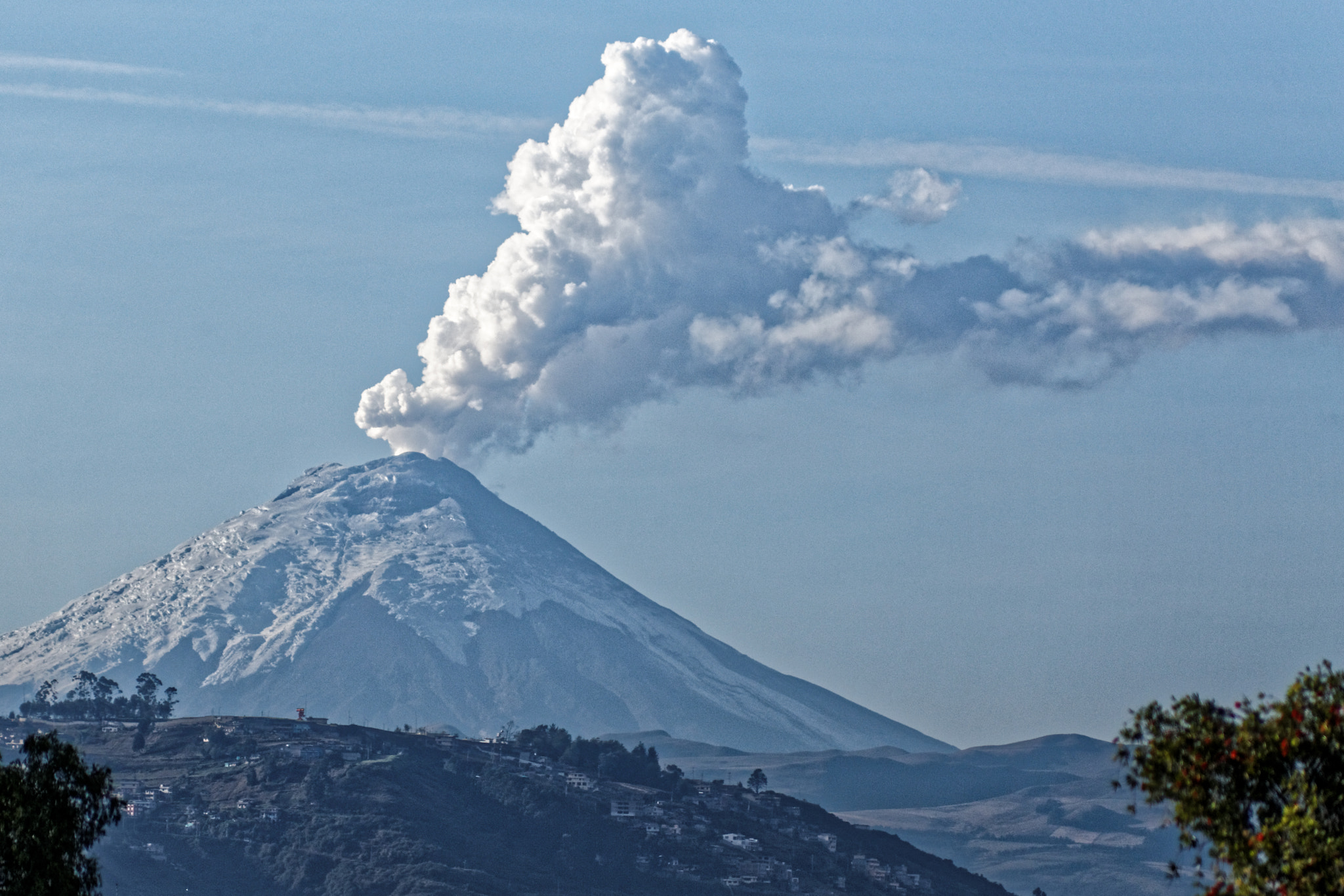 Canon EOS 6D + Canon EF 100-300mm F4.5-5.6 USM sample photo. Cotopaxi erupting august 2015 photography