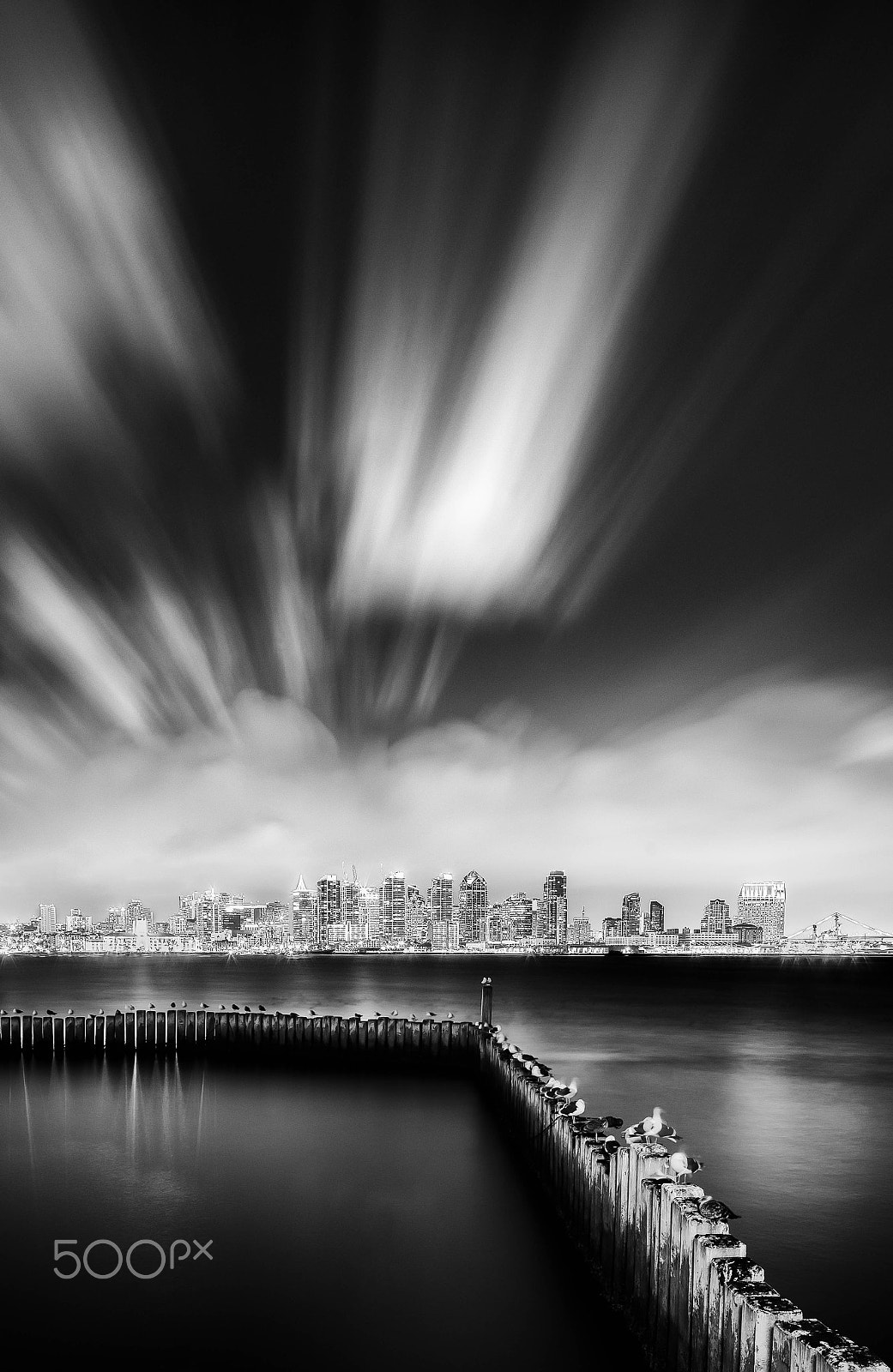 24mm F3.5 sample photo. The san diego skyline in all it's glory photography