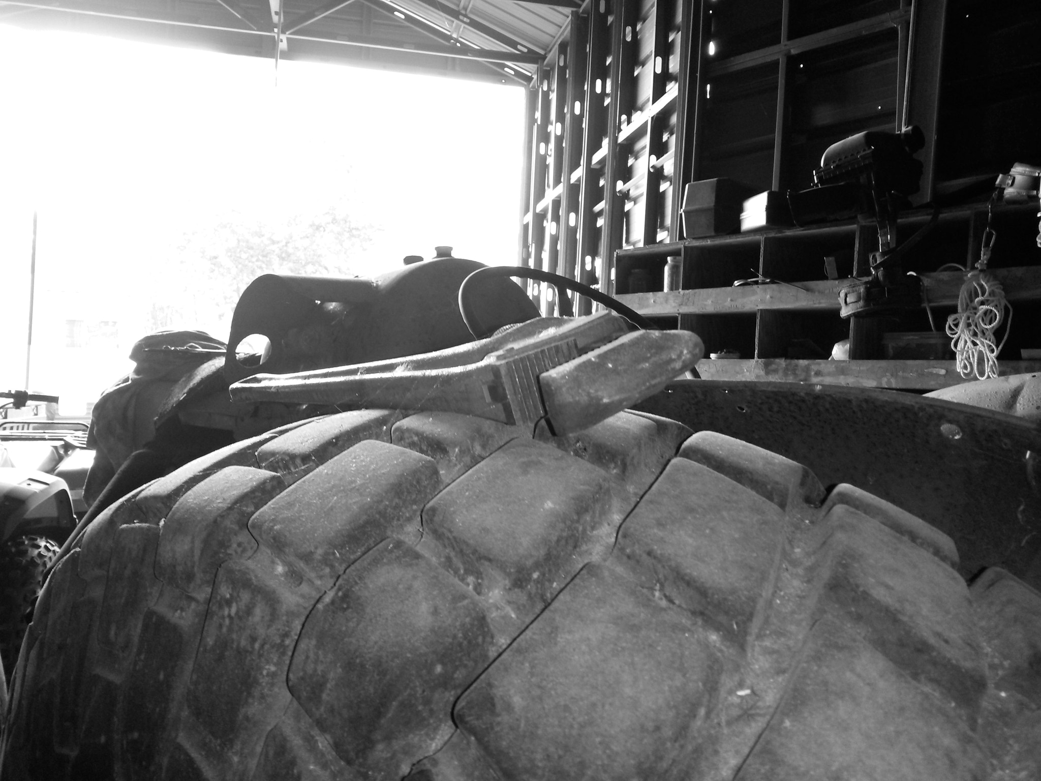 Samsung Galaxy Mega 6.3 sample photo. Tractor shed photography
