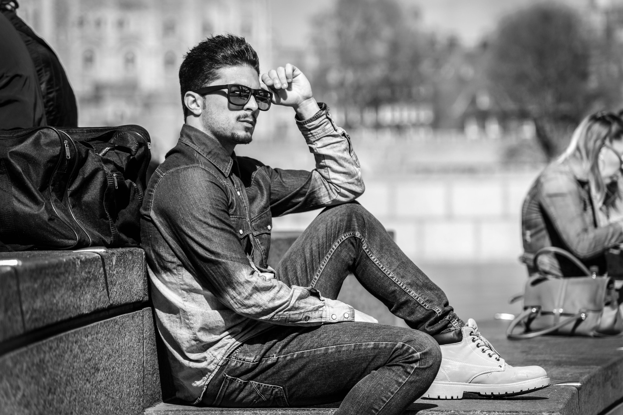 Sony SLT-A99V sample photo. Denim on denims photography