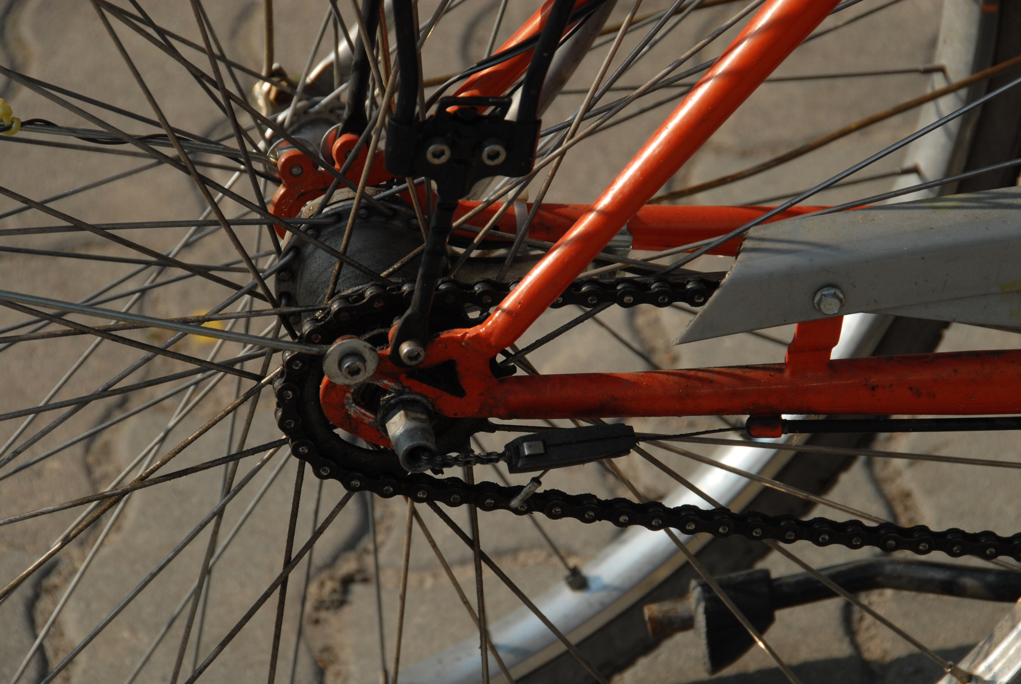 Nikon D200 sample photo. Bicycle photography