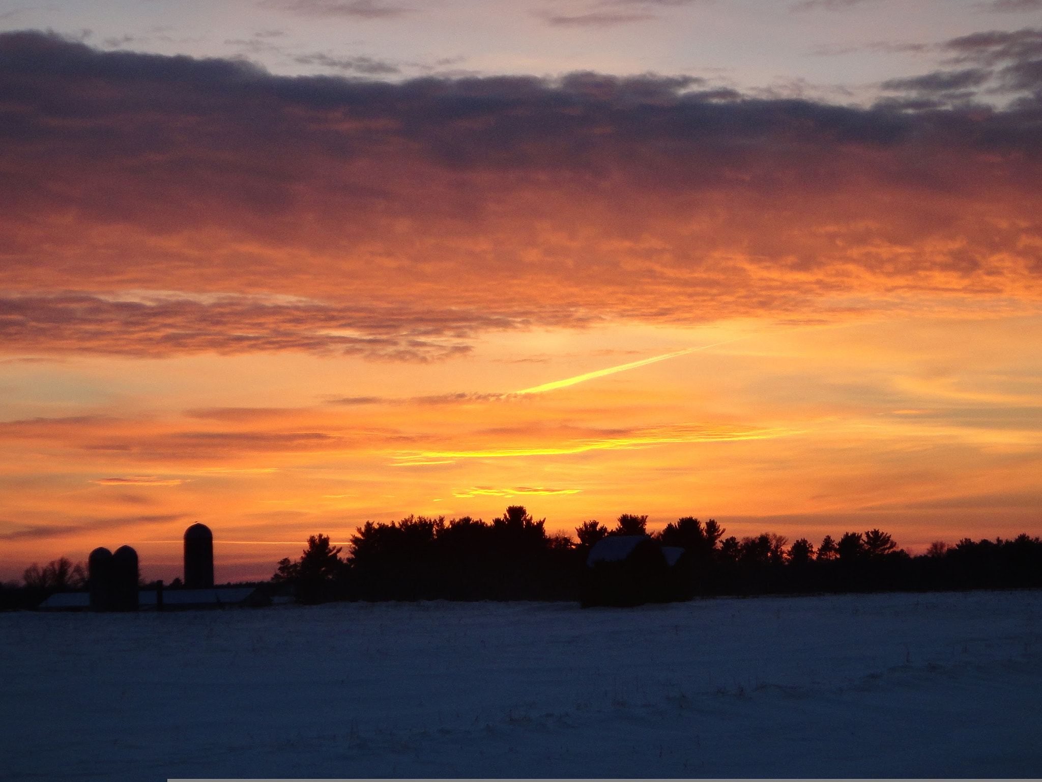 Sony DSC-T99 sample photo. Winter sunset photography