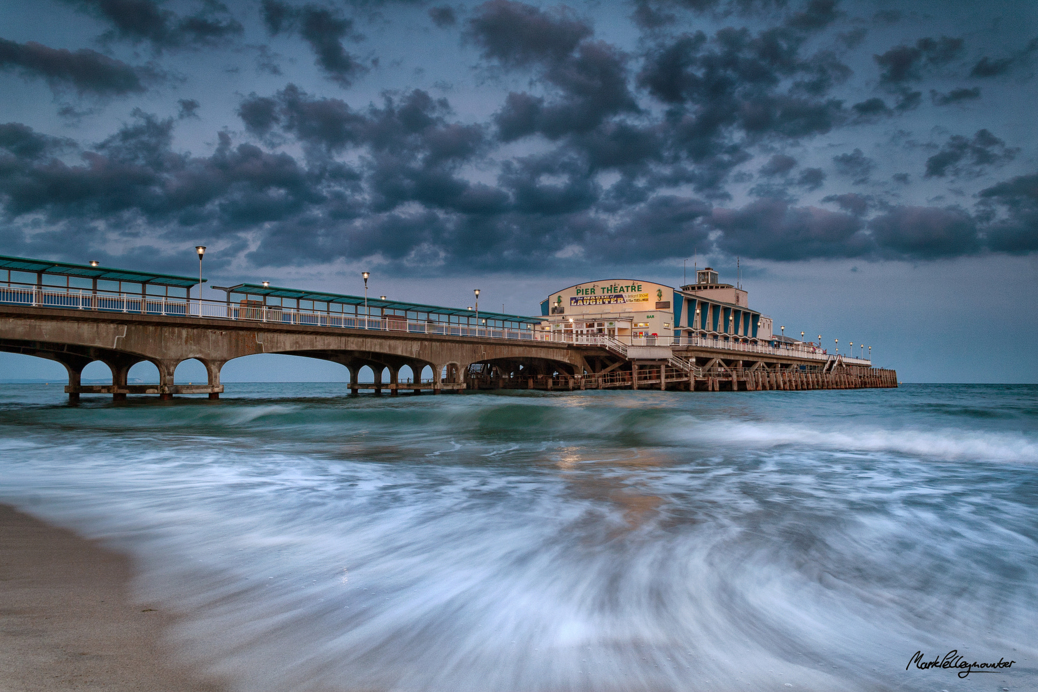 Canon EF-S 18-55mm F3.5-5.6 sample photo. Bournemouth pier photography