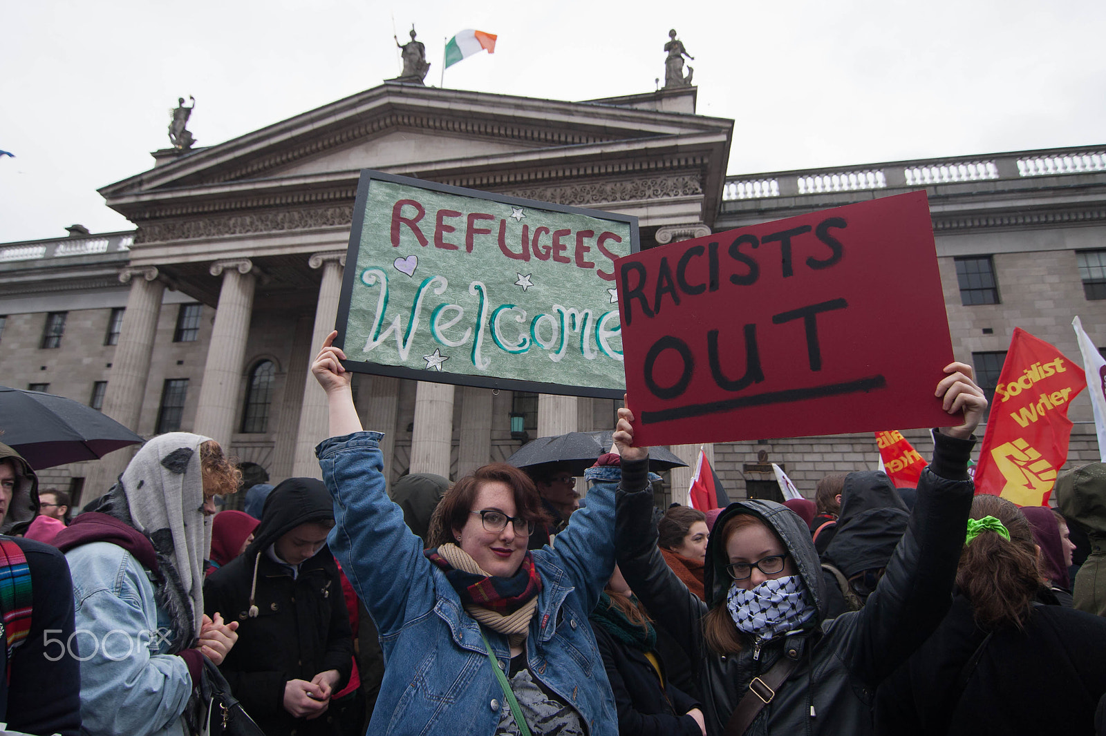 Canon EOS-1D Mark III sample photo. Refugees welcome photography