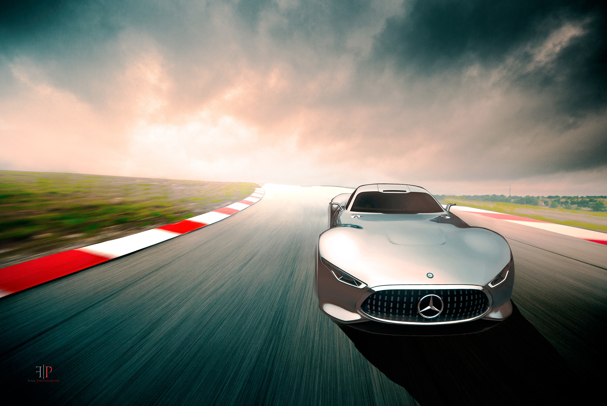Sigma 10-20mm F4-5.6 EX DC HSM sample photo. Mercedes-benz gran turismo concept photography