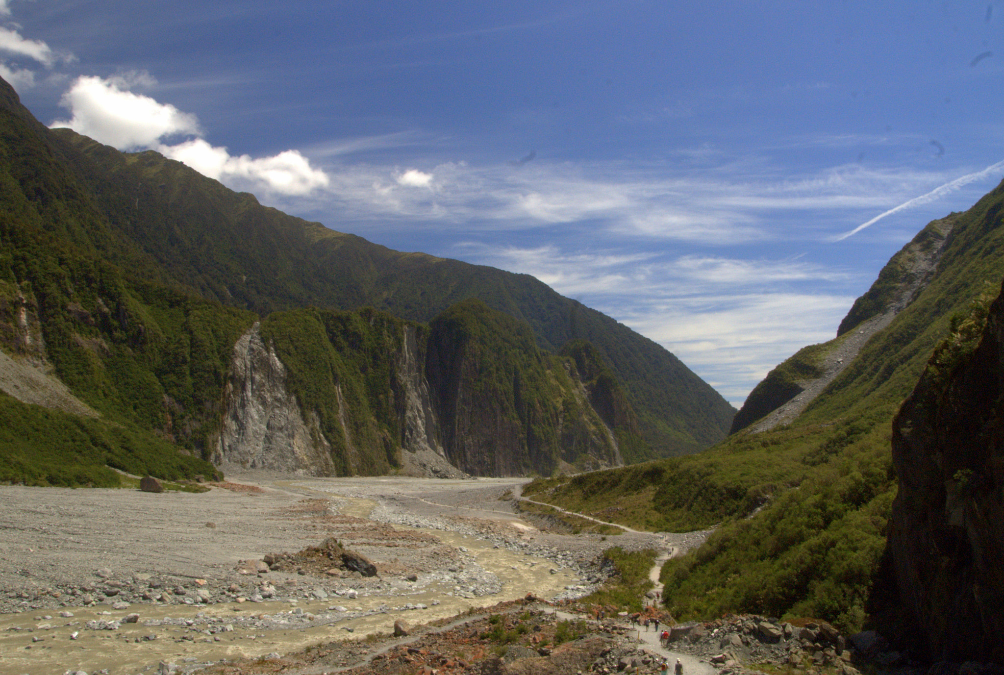 Sony Alpha DSLR-A300 sample photo. Fox glacier valley photography