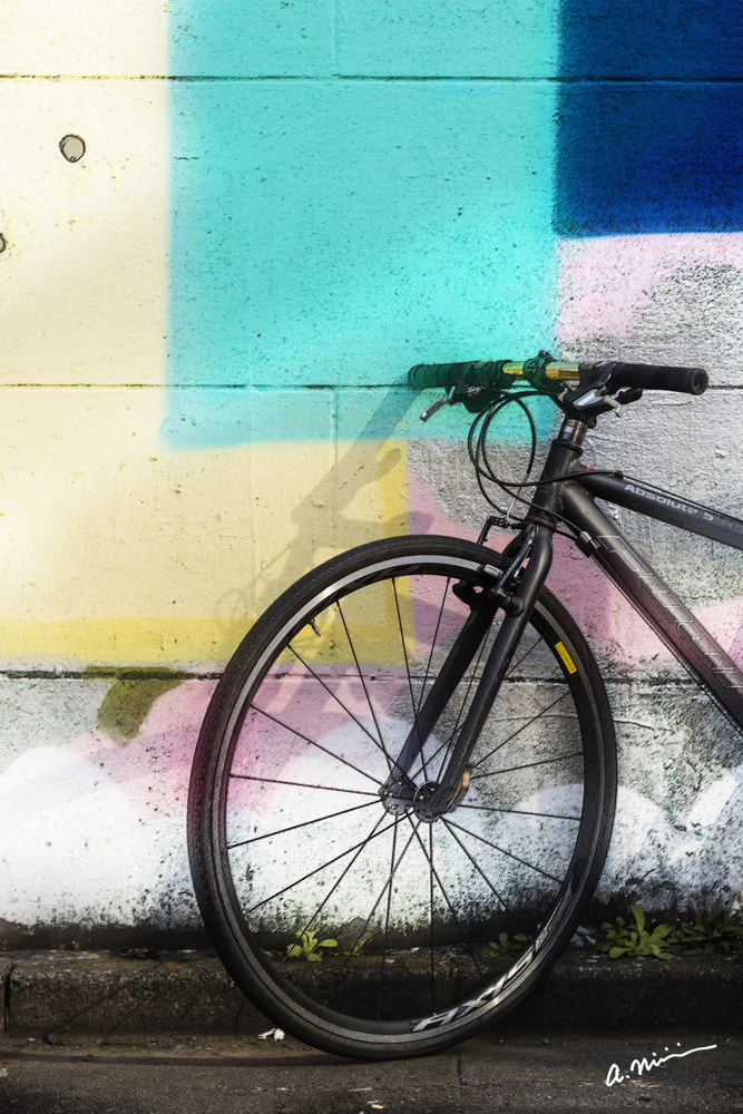 Canon EOS M3 + Canon EF 50mm F1.8 II sample photo. A bicycle photography