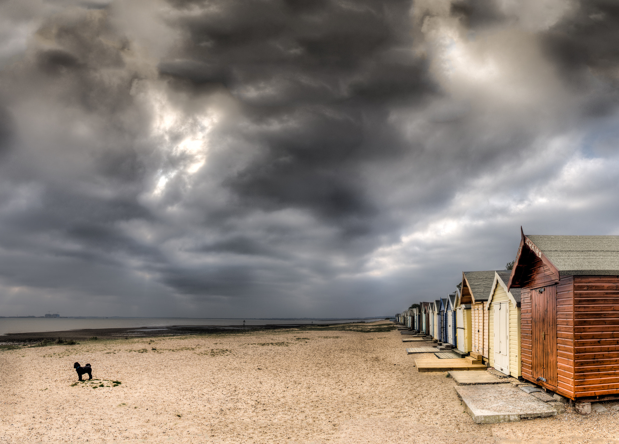 Olympus PEN E-P5 + OLYMPUS M.12mm F2.0 sample photo. Storm approaching mersea island photography