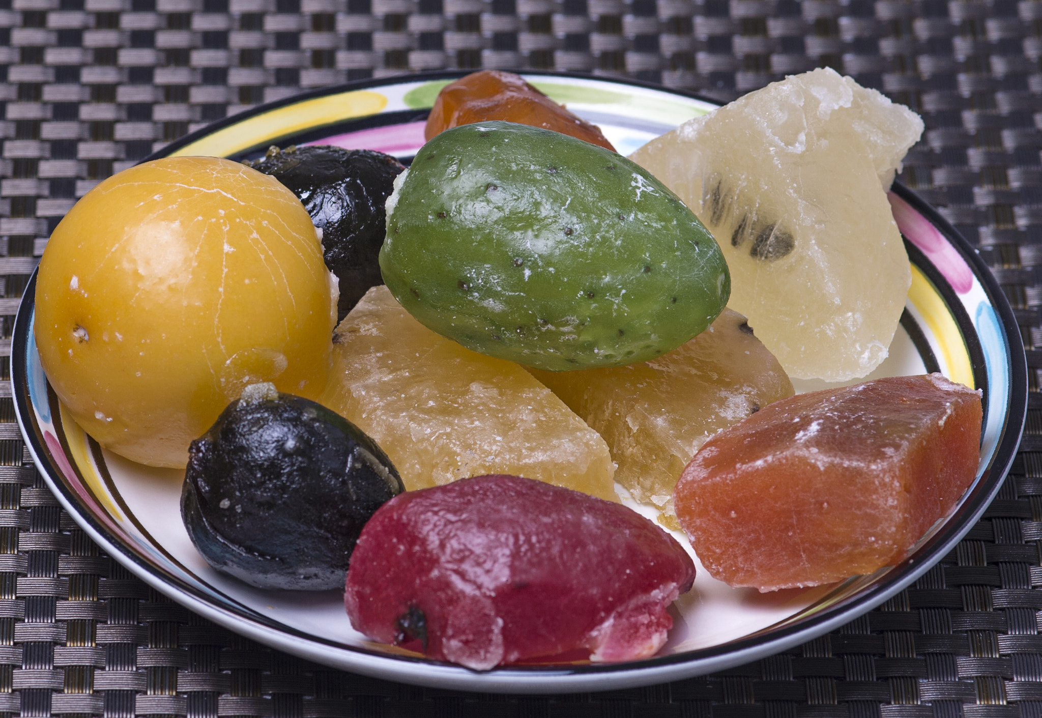 Nikon D4 + Sigma 105mm F2.8 EX DG Macro sample photo. Frutas  cristalizadas / crystallized fruits photography