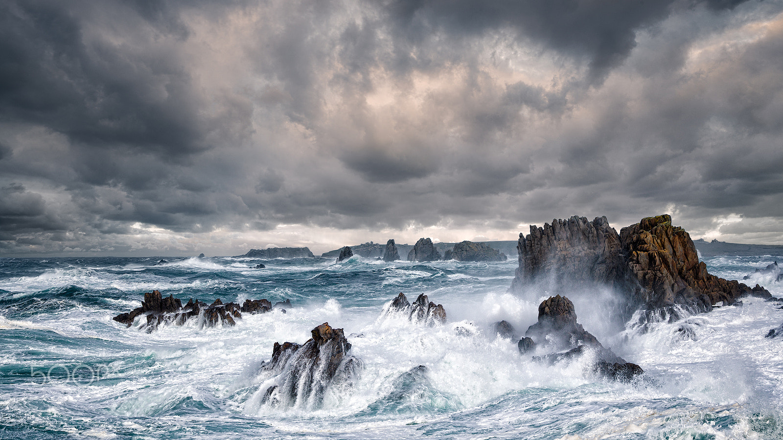 Hasselblad H4D-40 + HCD 35-90 sample photo. France bretagne storm over ile duessant photography