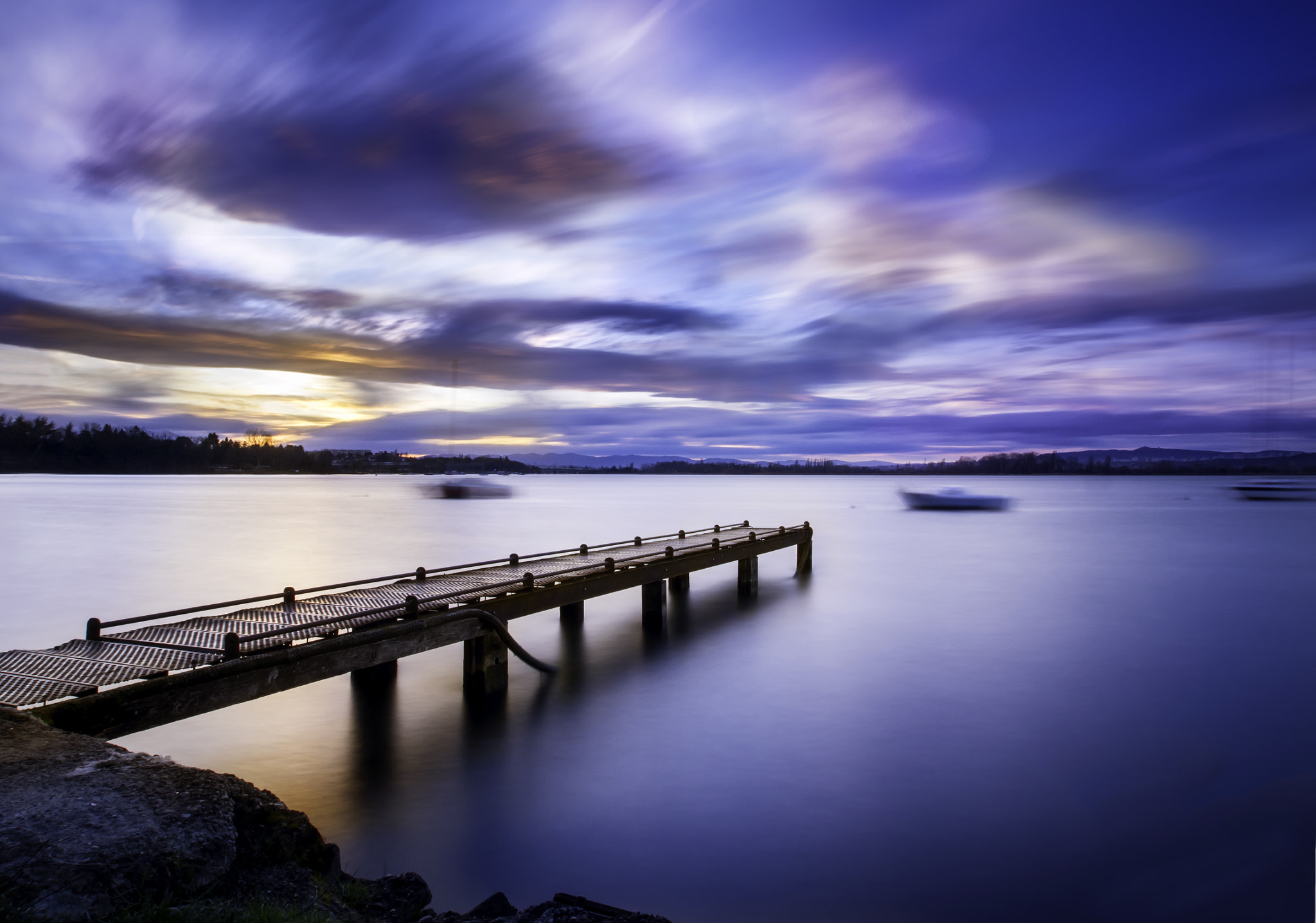 Olympus PEN E-P5 + OLYMPUS M.12-50mm F3.5-6.3 sample photo. Pier at blue hour photography