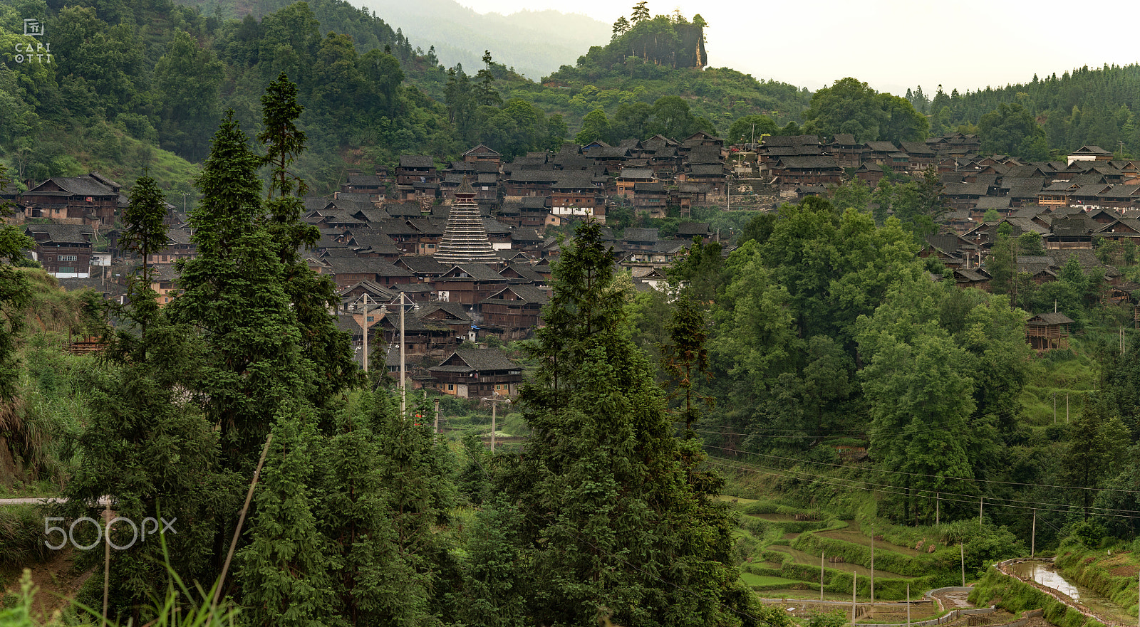 Nikon D810 + Nikon AF Nikkor 105mm F2D DC sample photo. Dong village photography