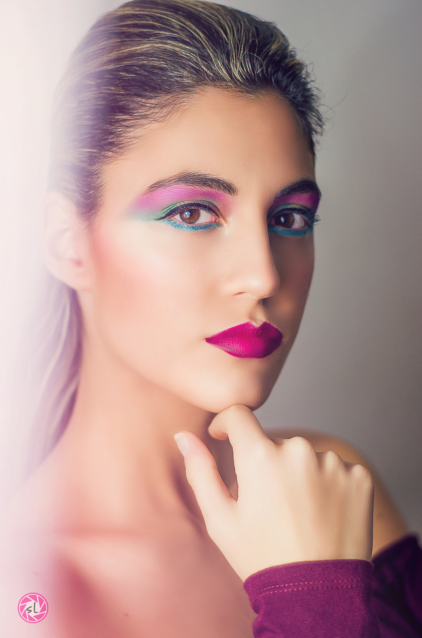 Nikon D5100 sample photo. 80s makeup style photography