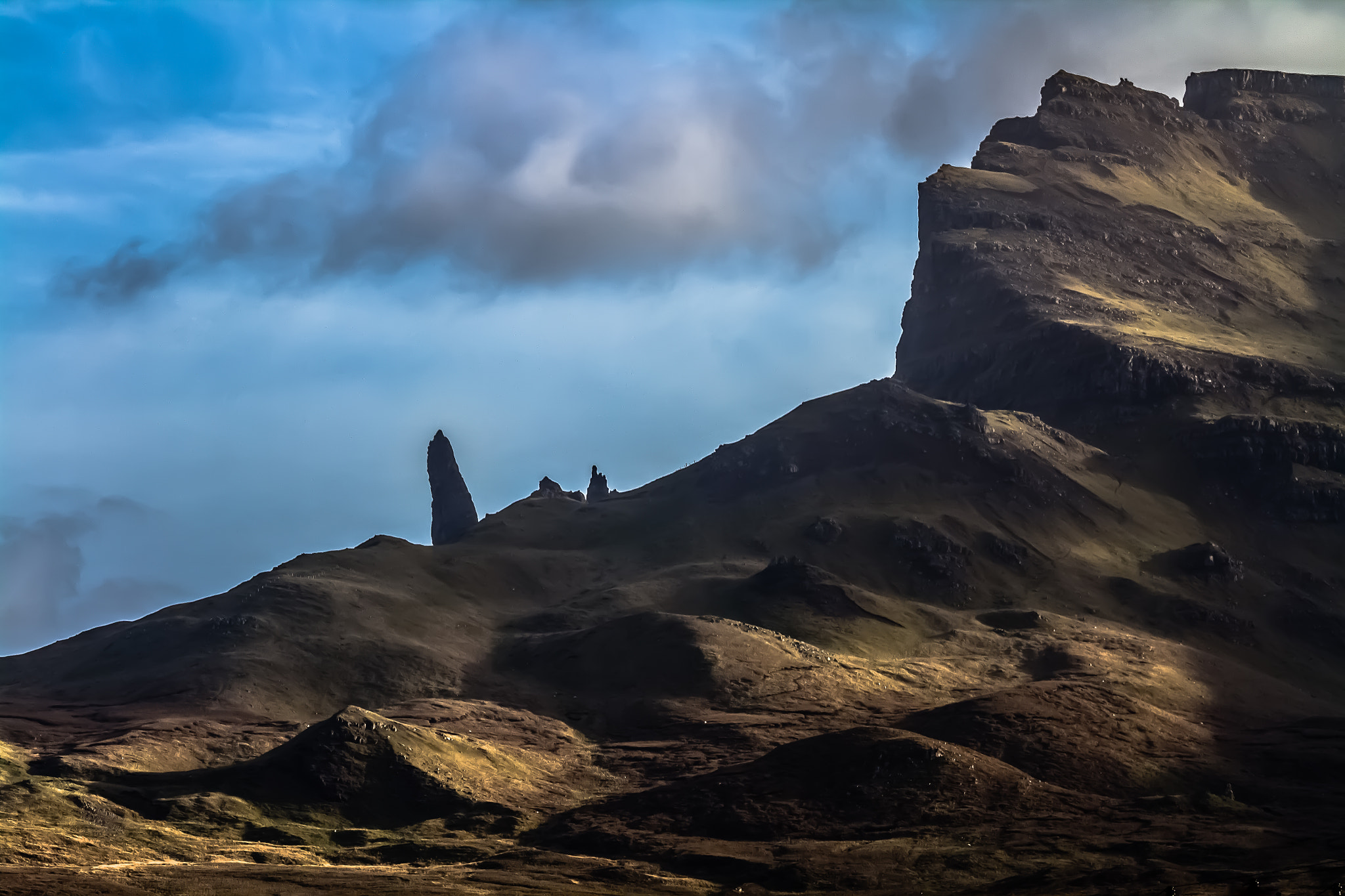 Canon EF 70-200mm F4L IS USM sample photo. Old man of storr, skye, scotland photography