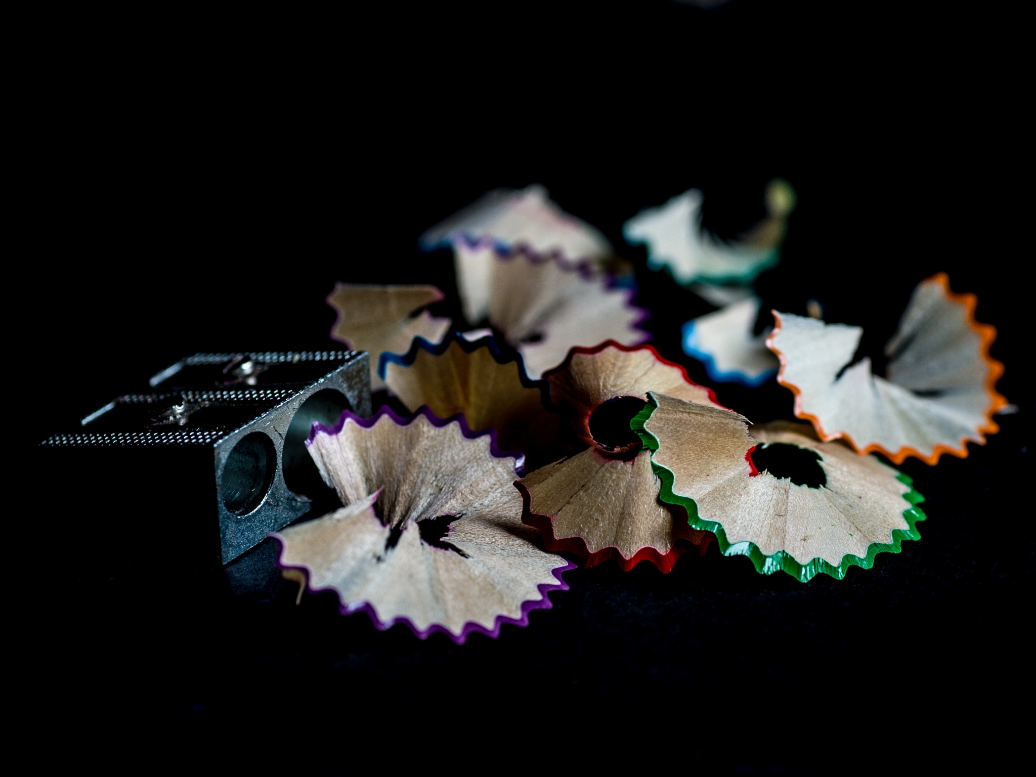 Nikon Df sample photo. Pencil chips photography
