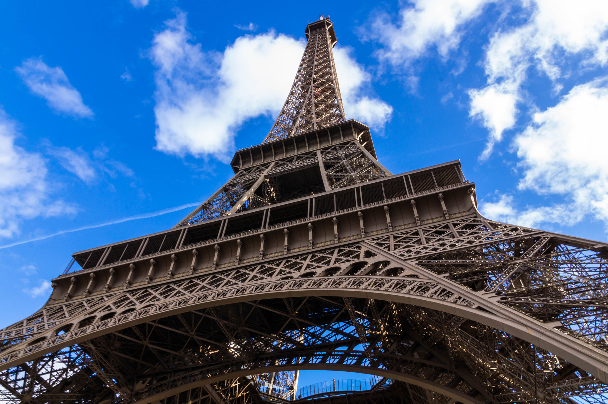 Sony SLT-A58 + Sigma 17-70mm F2.8-4 DC Macro HSM sample photo. Eiffel tower close view photography