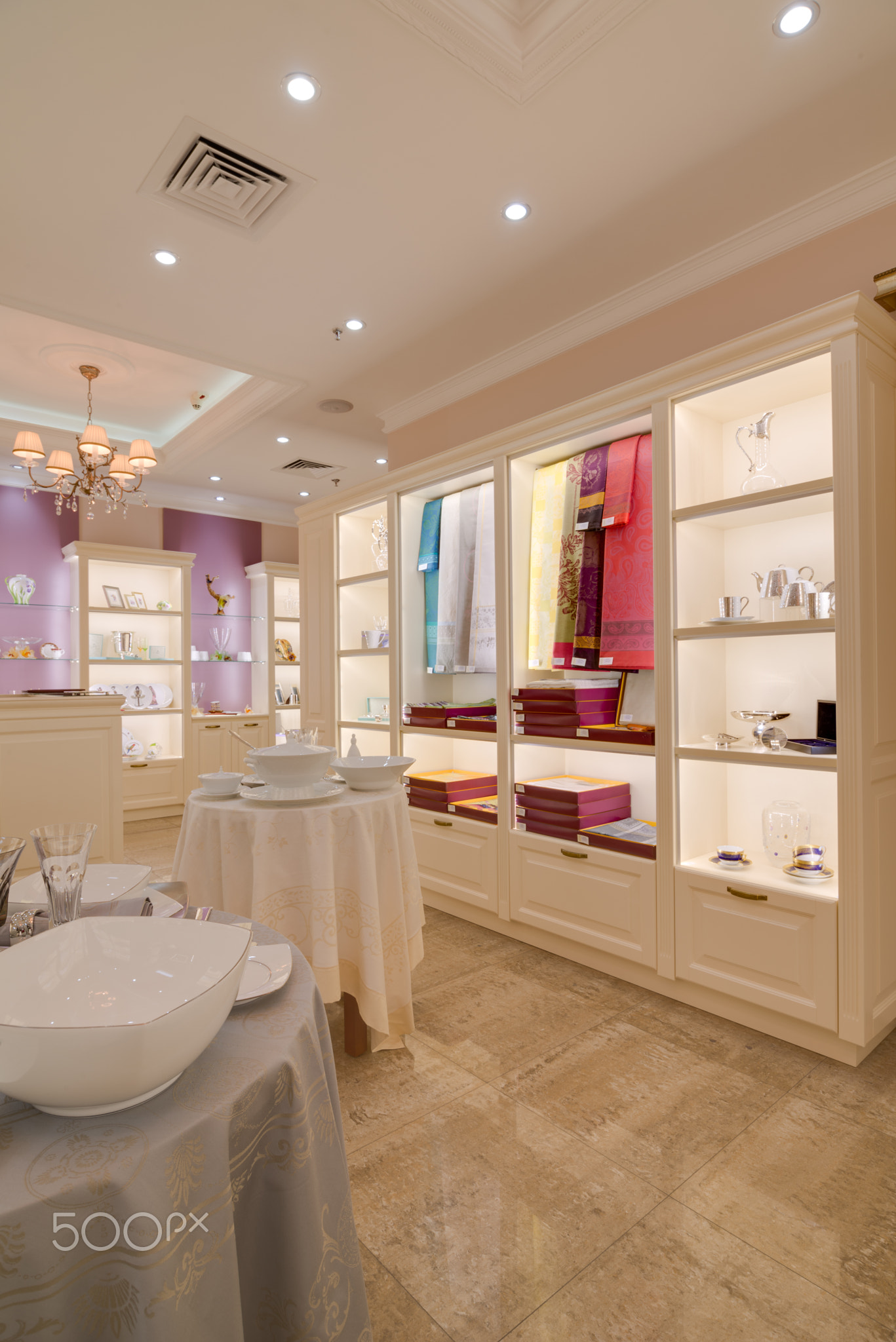 Modern store interior