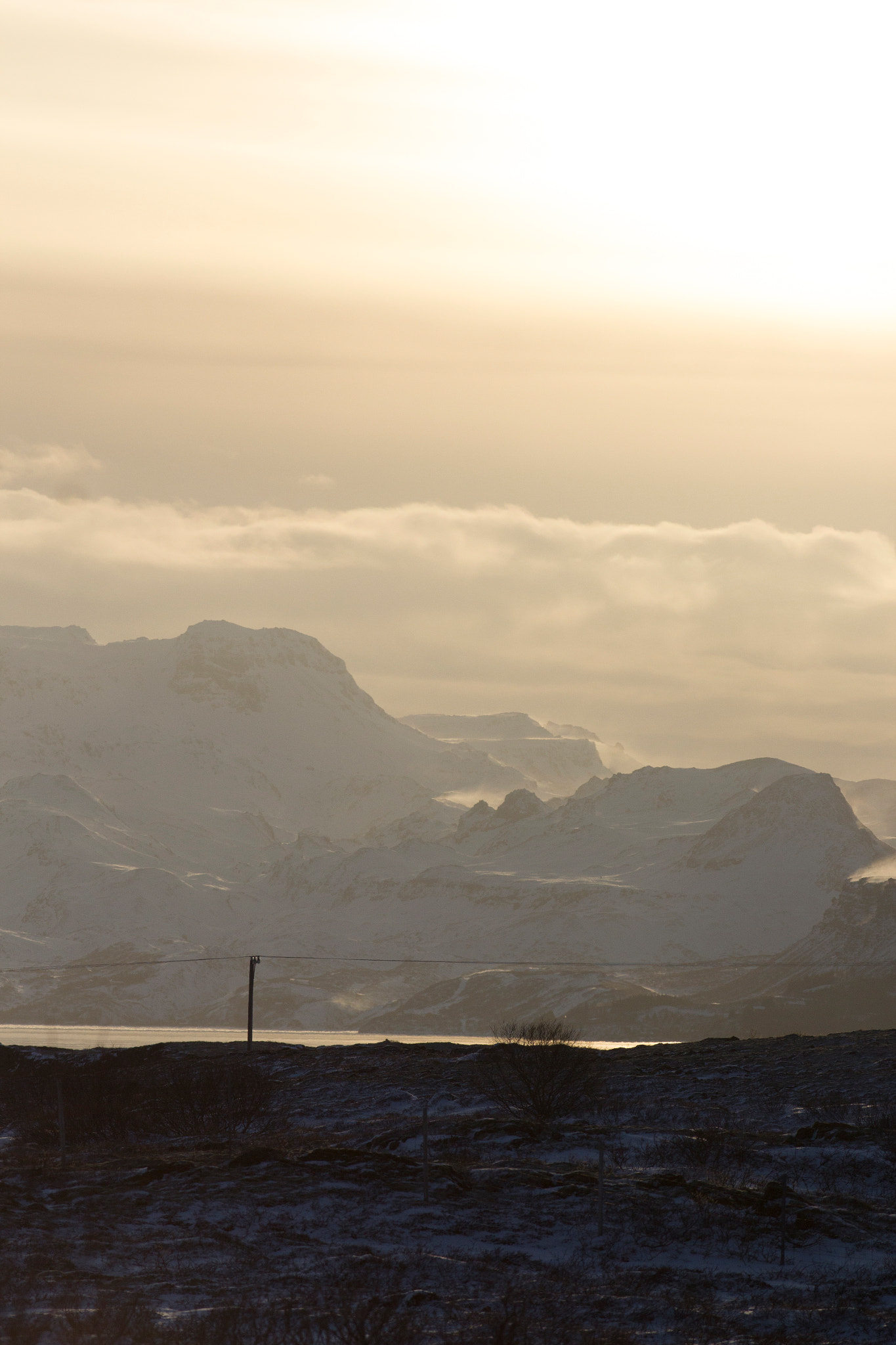 Canon EOS 600D (Rebel EOS T3i / EOS Kiss X5) + Canon EF 200mm F2.8L II USM sample photo. Icelandic mountain range photography