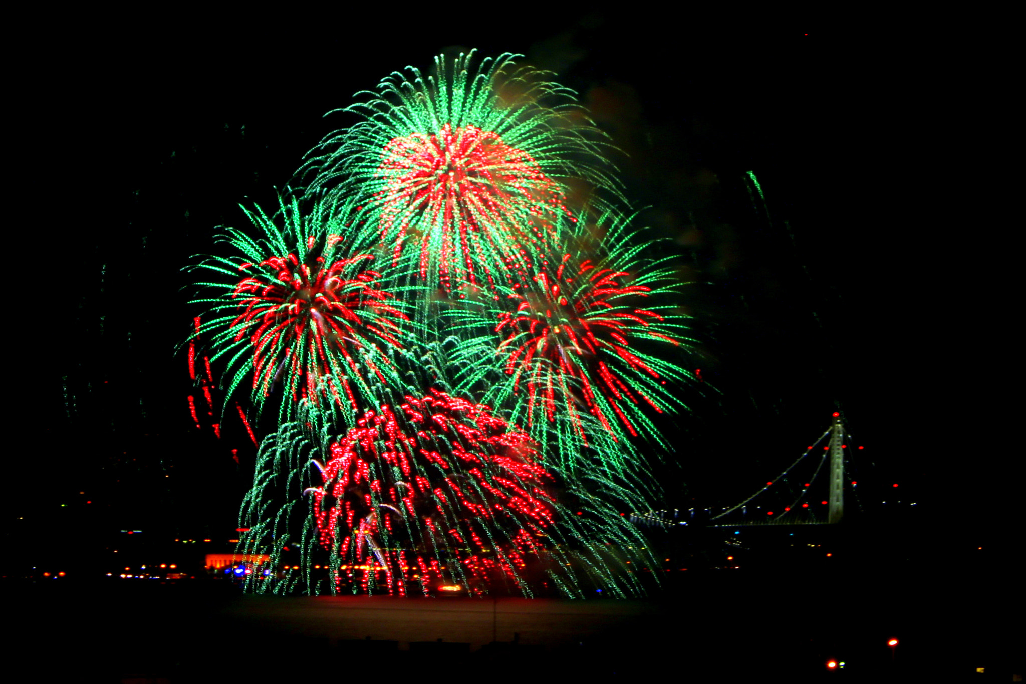 Canon EOS 600D (Rebel EOS T3i / EOS Kiss X5) + Tamron AF 18-250mm F3.5-6.3 Di II LD Aspherical (IF) Macro sample photo. Super bowl 50 fireworks photography