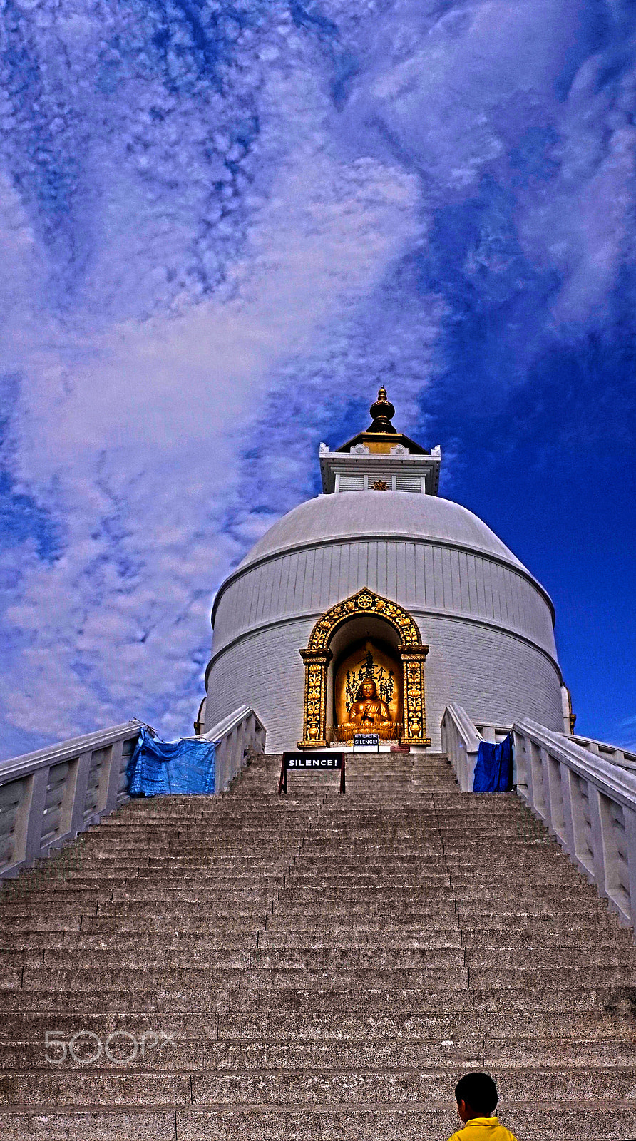 Sony a7 + Sony E 16mm F2.8 sample photo. The shanti stupa in pokhara, photography