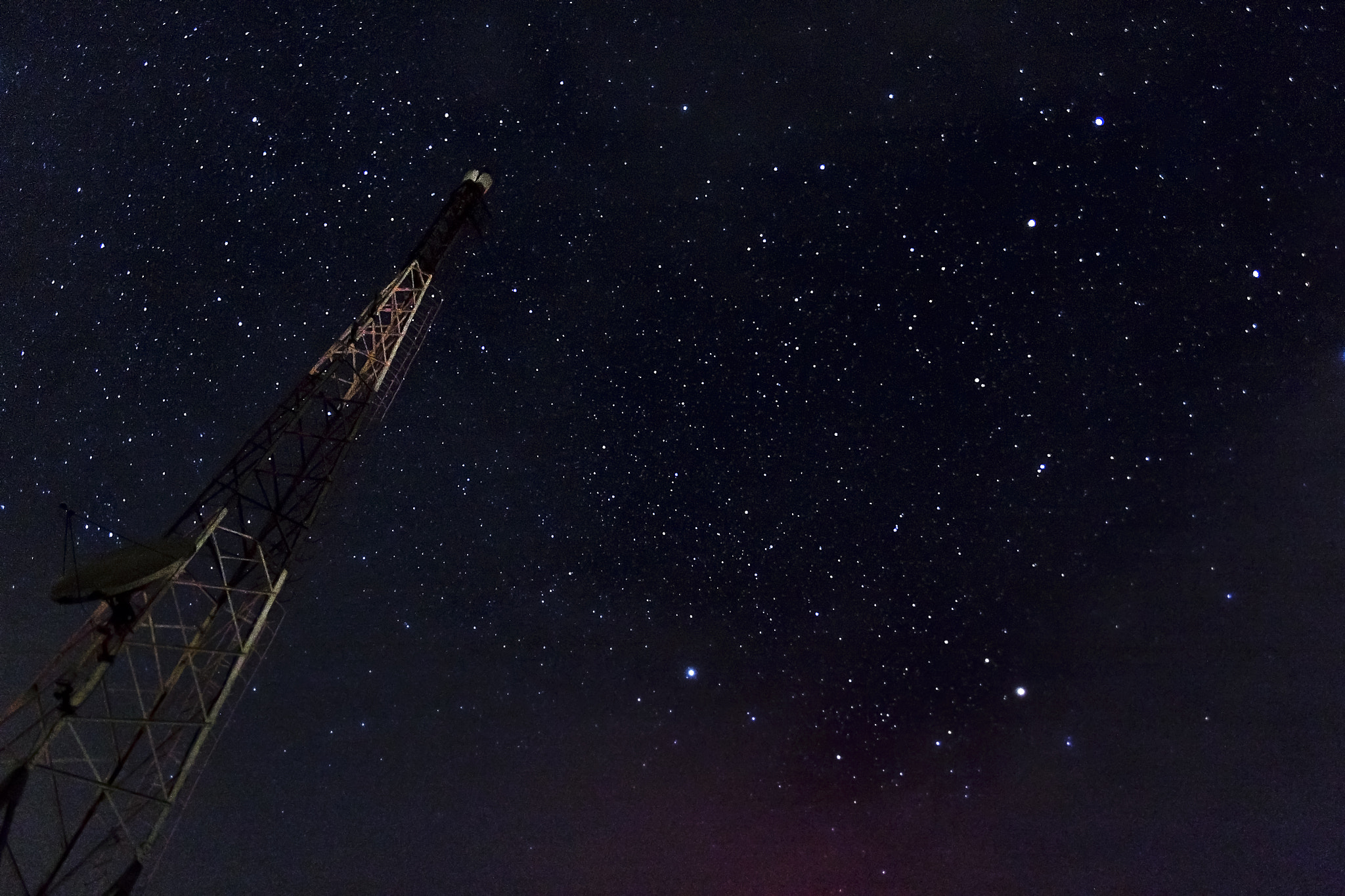 Canon EF-S 18-55mm F3.5-5.6 sample photo. Starry night photography