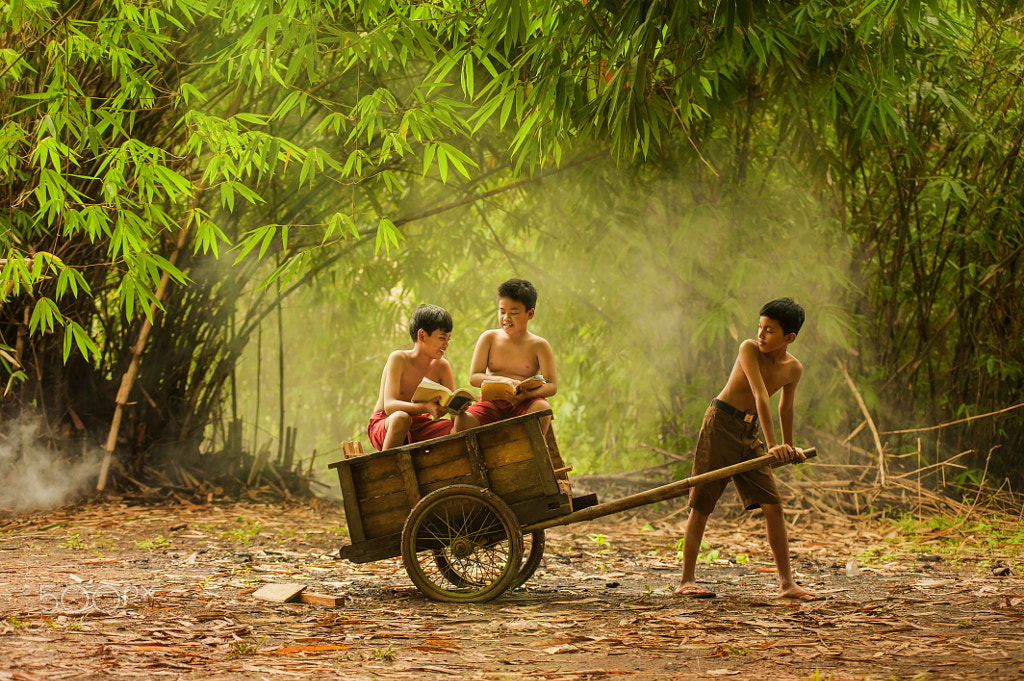 The Boys in the rural Thailand. Photographer SUTIPOND SOMNAM