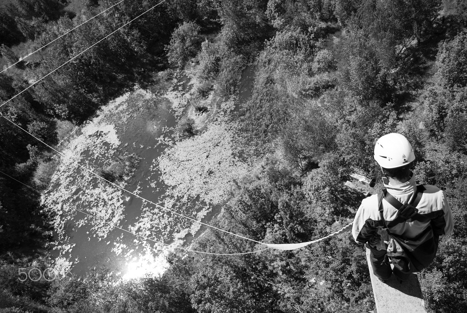 Nikon D200 sample photo. Extreme sports ropejumping photography