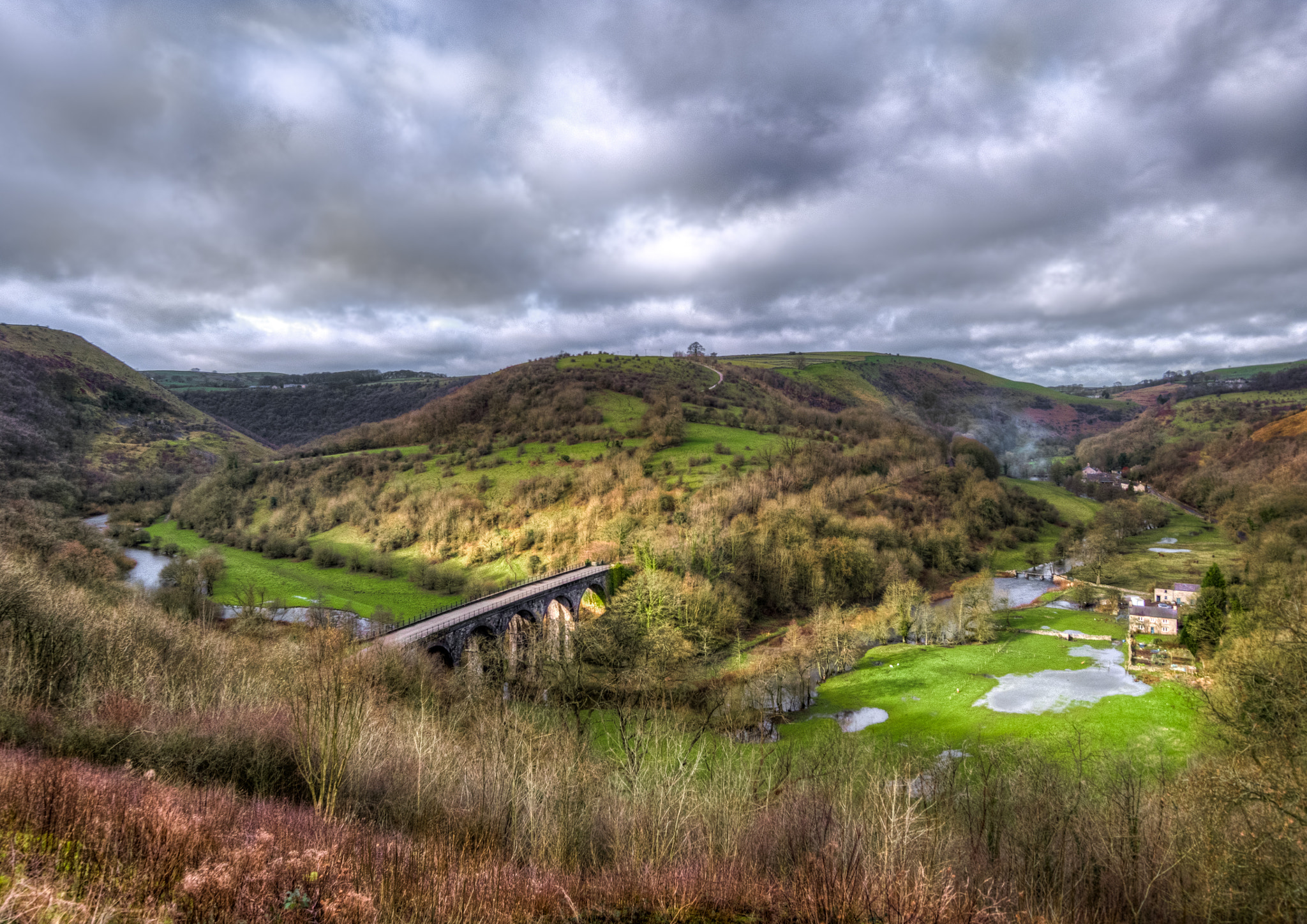 Panasonic Lumix DMC-GM5 + OLYMPUS M.9-18mm F4.0-5.6 sample photo. Monsal head - after the rain photography