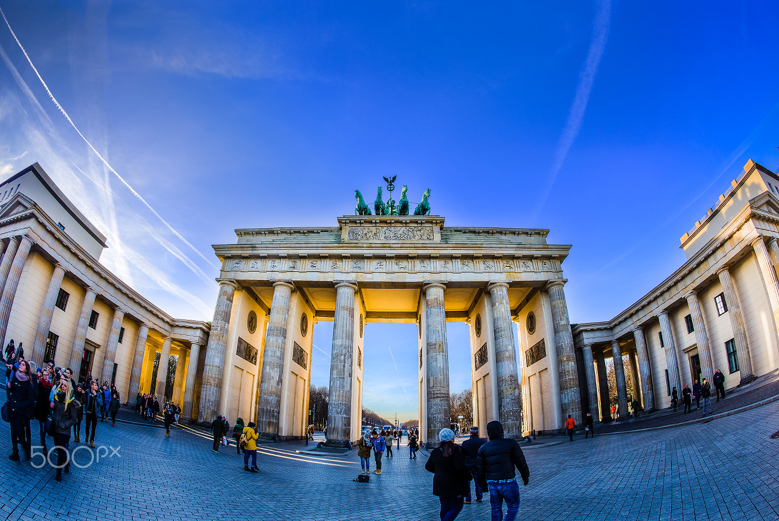 Canon EOS 6D + Canon EF 15mm F2.8 Fisheye sample photo. Brandenburg gate photography