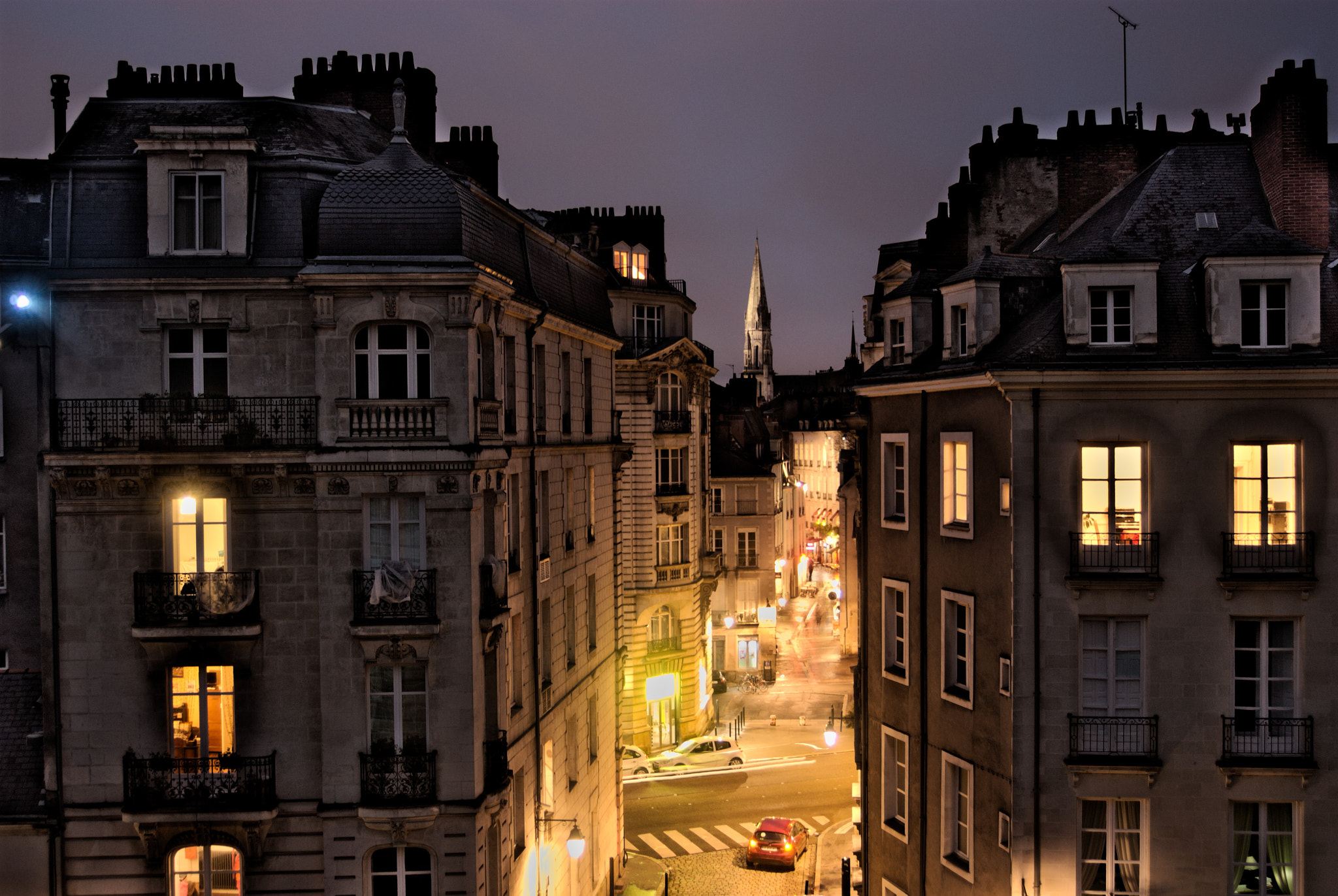 Nikon D200 + Sigma 18-50mm F3.5-5.6 DC sample photo. Views from the castle of nantes photography