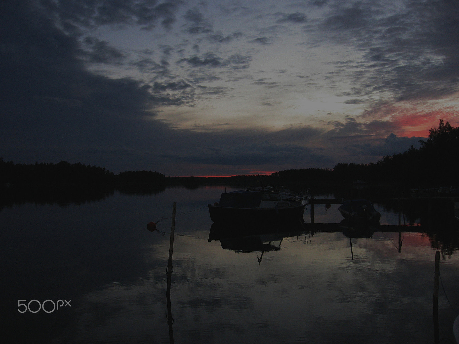 Canon POWERSHOT A530 sample photo. Summer night in finland photography