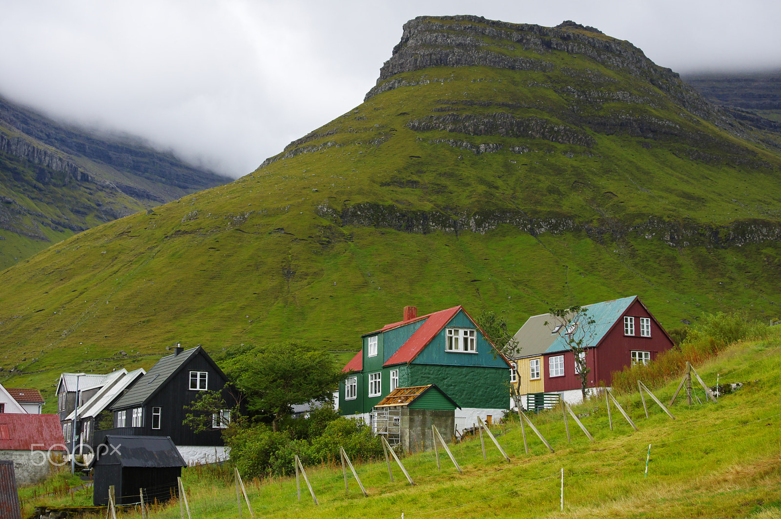 Pentax K-3 sample photo. Faroese village photography