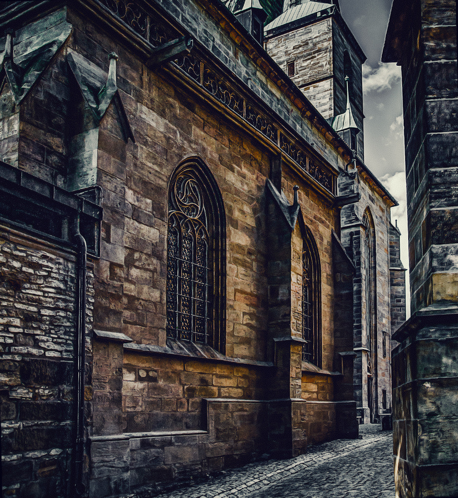 Sony Alpha DSLR-A700 sample photo. Erfurt, between the cathedral and severi photography