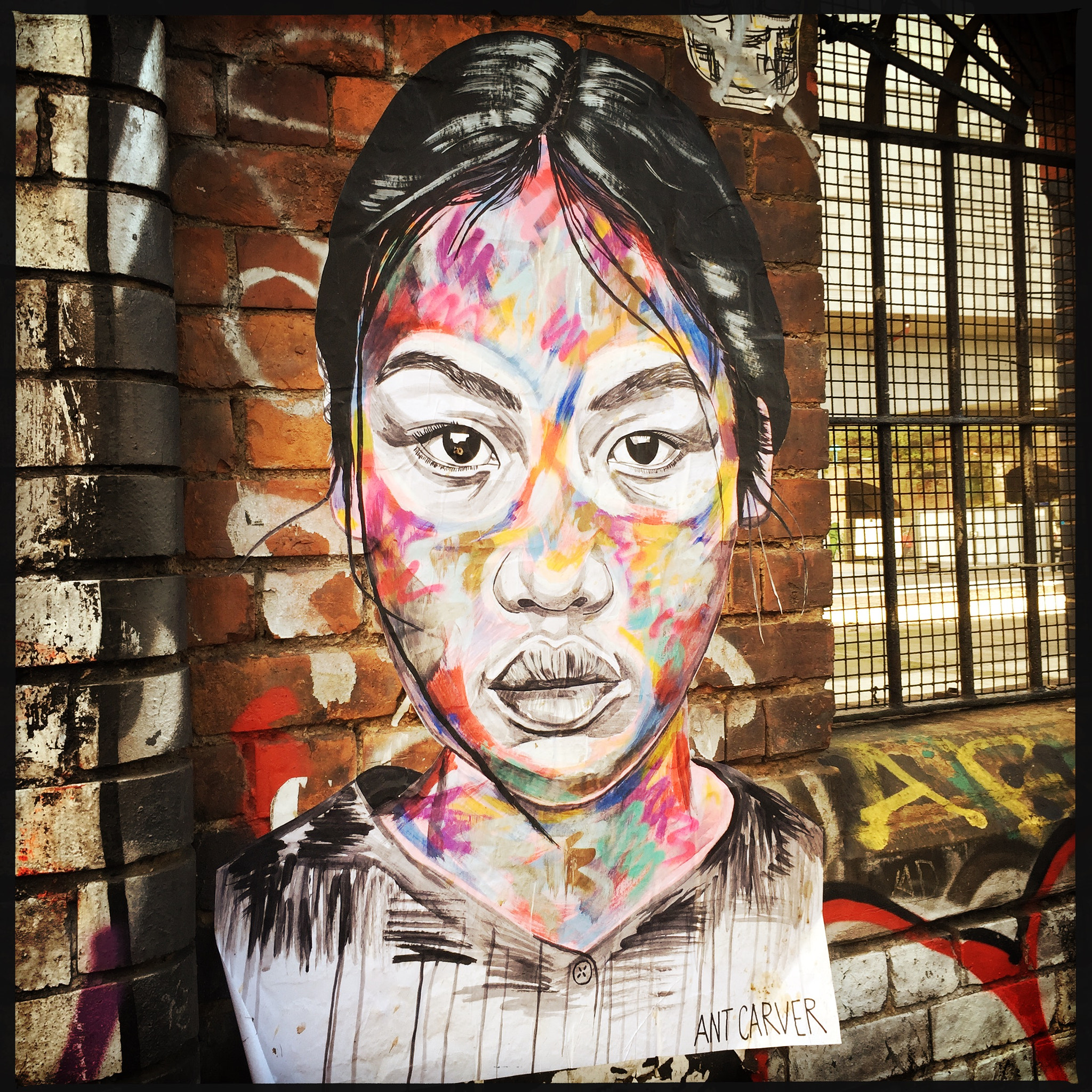 Hipstamatic 302 sample photo. Streetart by ant carver photography