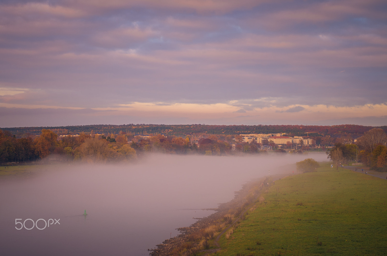 Pentax K-5 II + Pentax smc FA 50mm F1.4 sample photo. The foggy river ii. photography