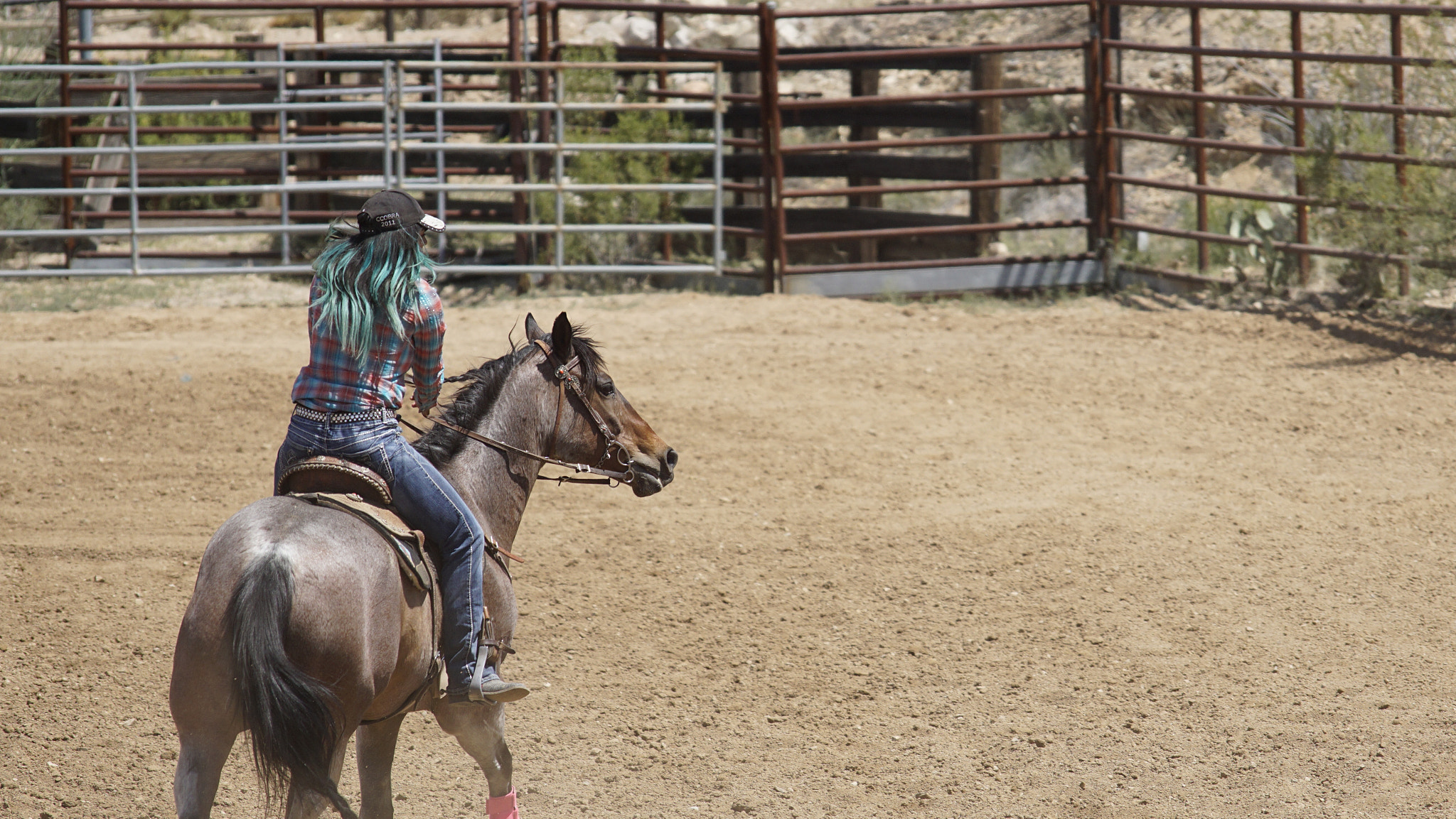 Sony a6000 + Sony FE 70-200mm F4 G OSS sample photo. Barrel racing photography