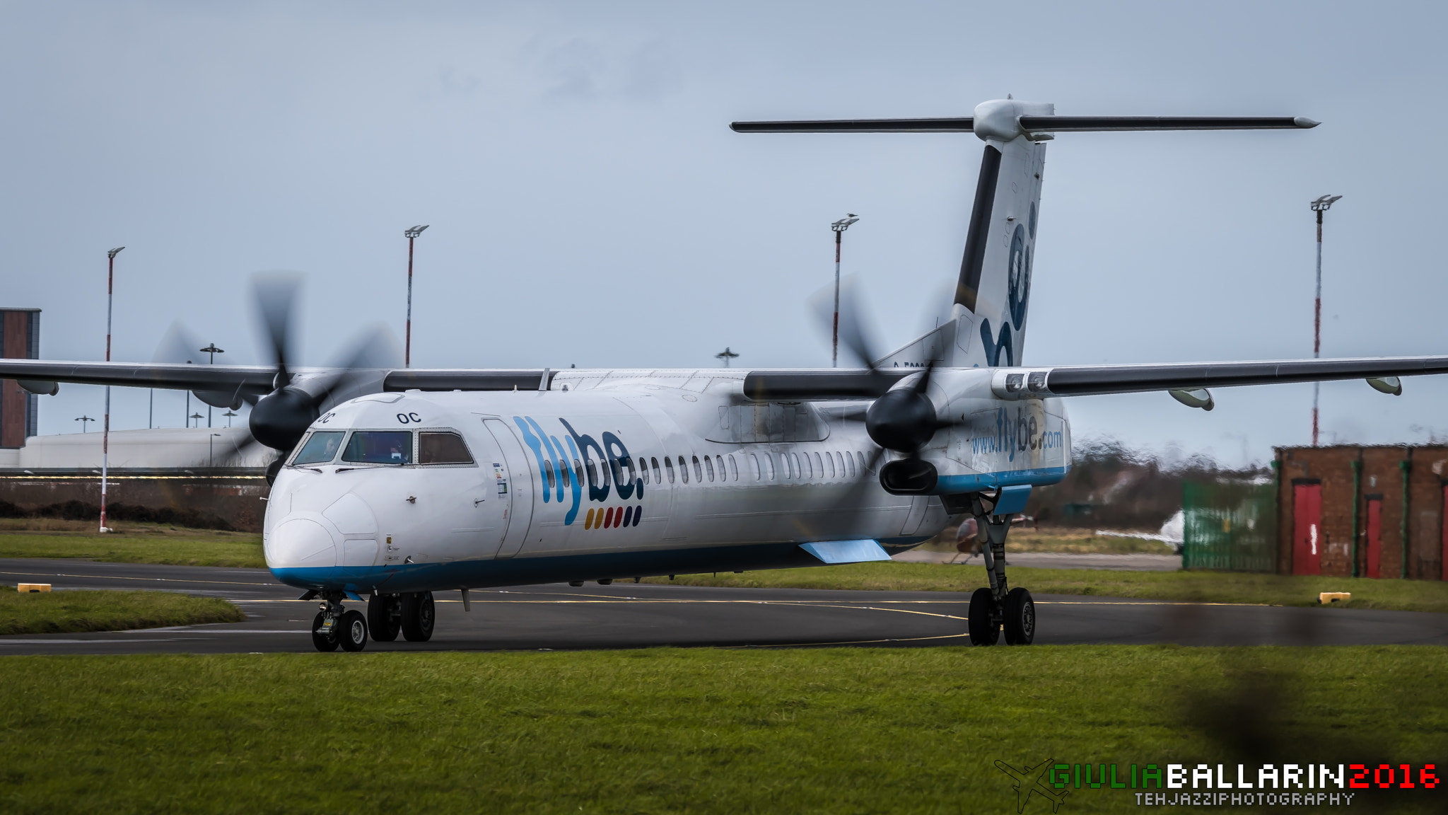 Sigma 150-500mm F5-6.3 DG OS HSM sample photo. Flybe / g-ecoc / bombardier dash-8 q400 / eggp photography