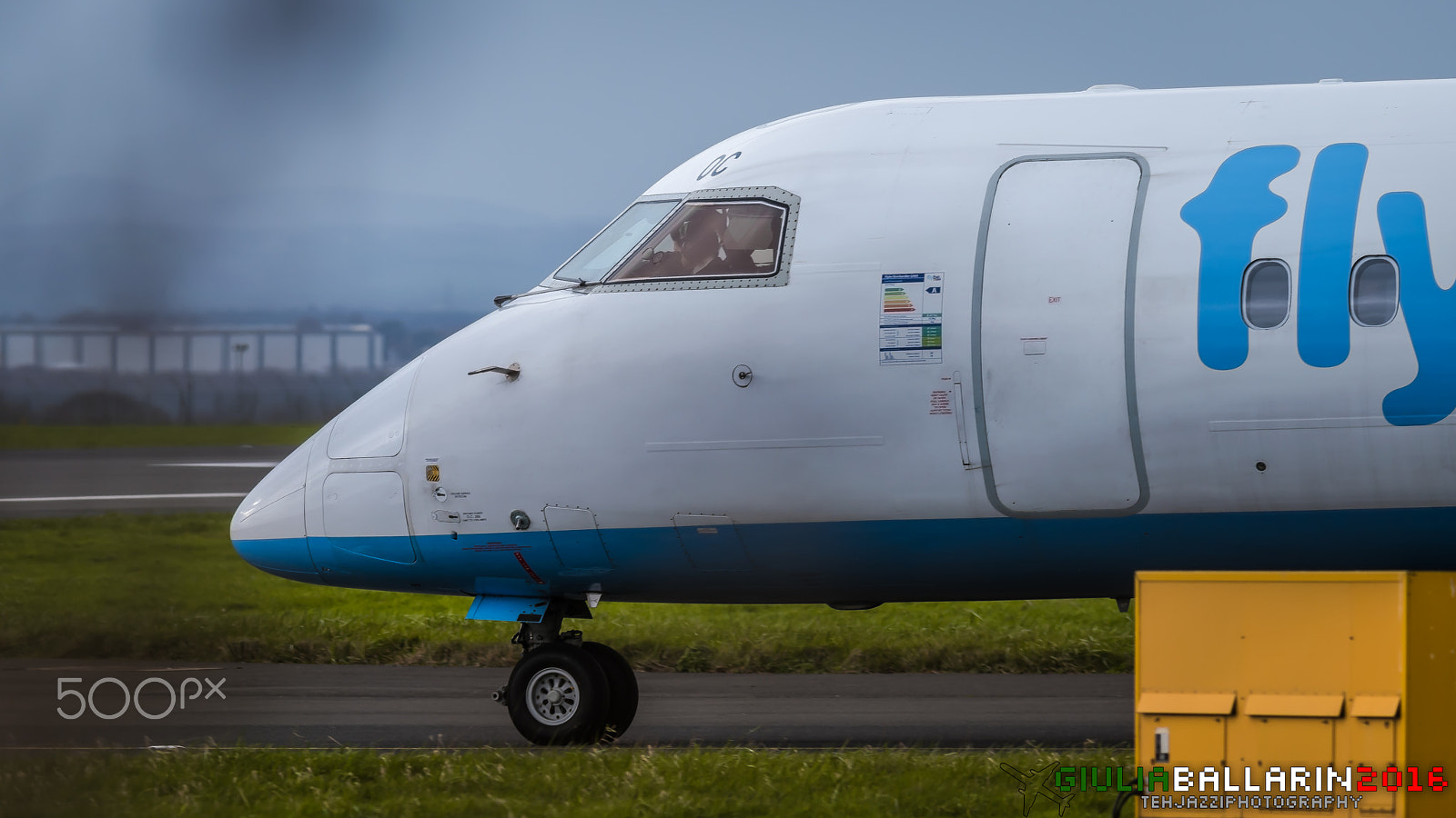 Sigma 150-500mm F5-6.3 DG OS HSM sample photo. Flybe / g-ecoc / bombardier dash-8 q400 / eggp photography