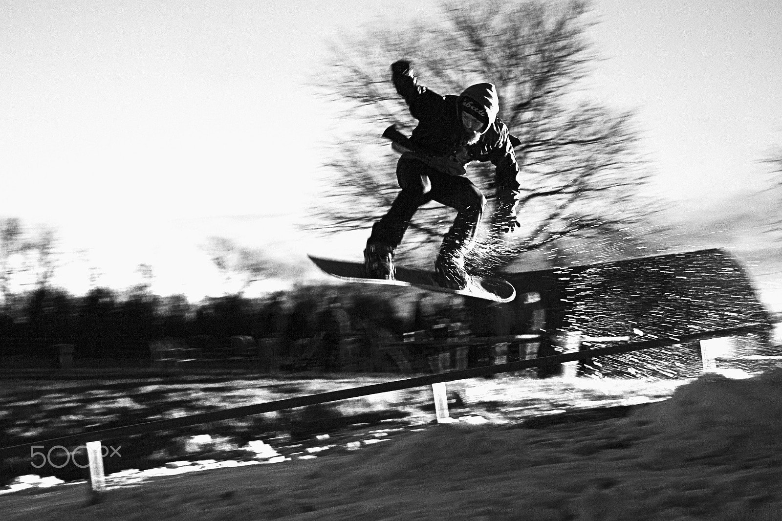 Nikon AF-S Nikkor 28-70mm F2.8 ED-IF sample photo. Snowboarding photography