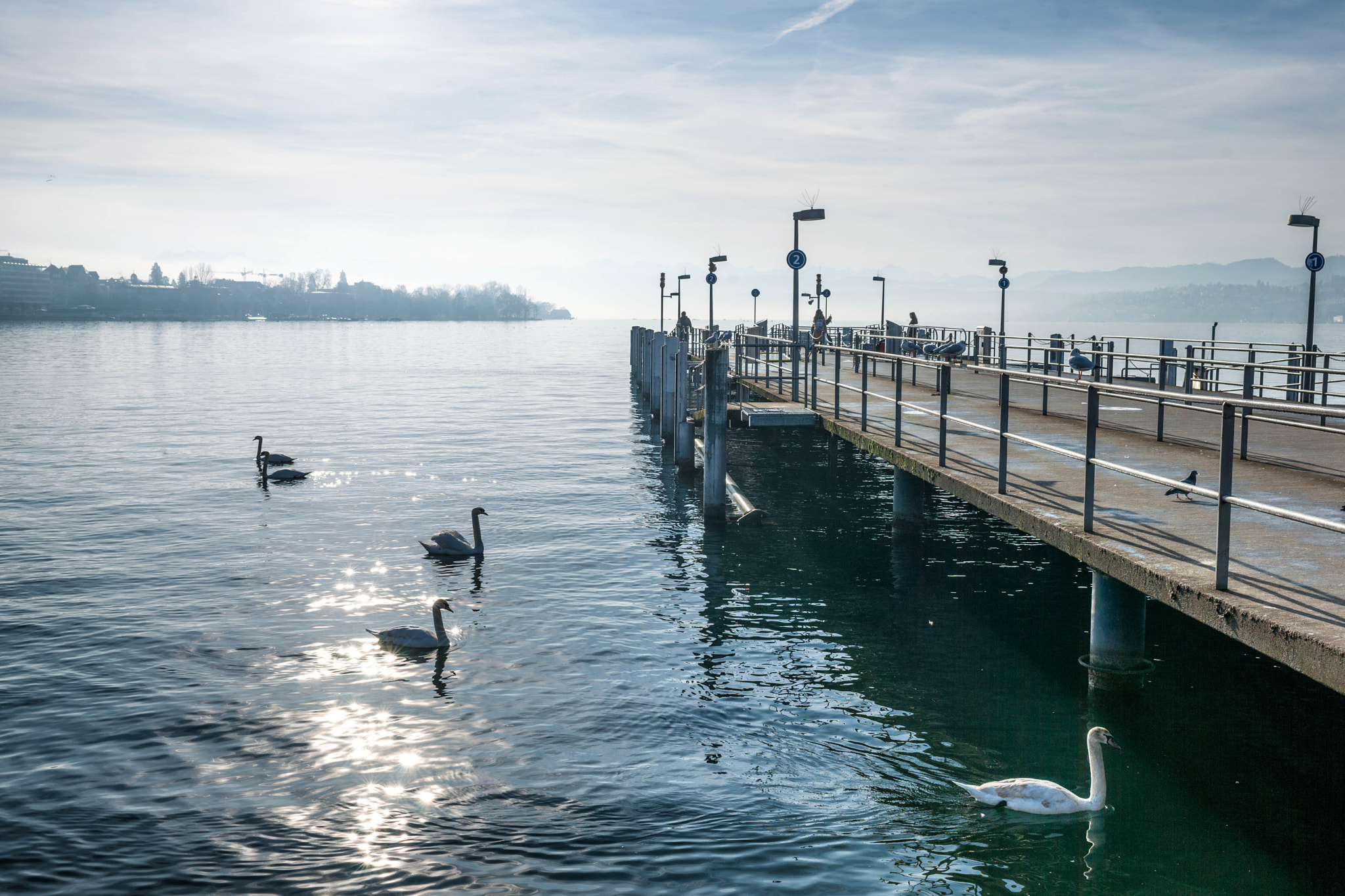 Nikon D3X + Nikon AF-S Nikkor 35mm F1.4G sample photo. Morning sun on the lake of hometown photography
