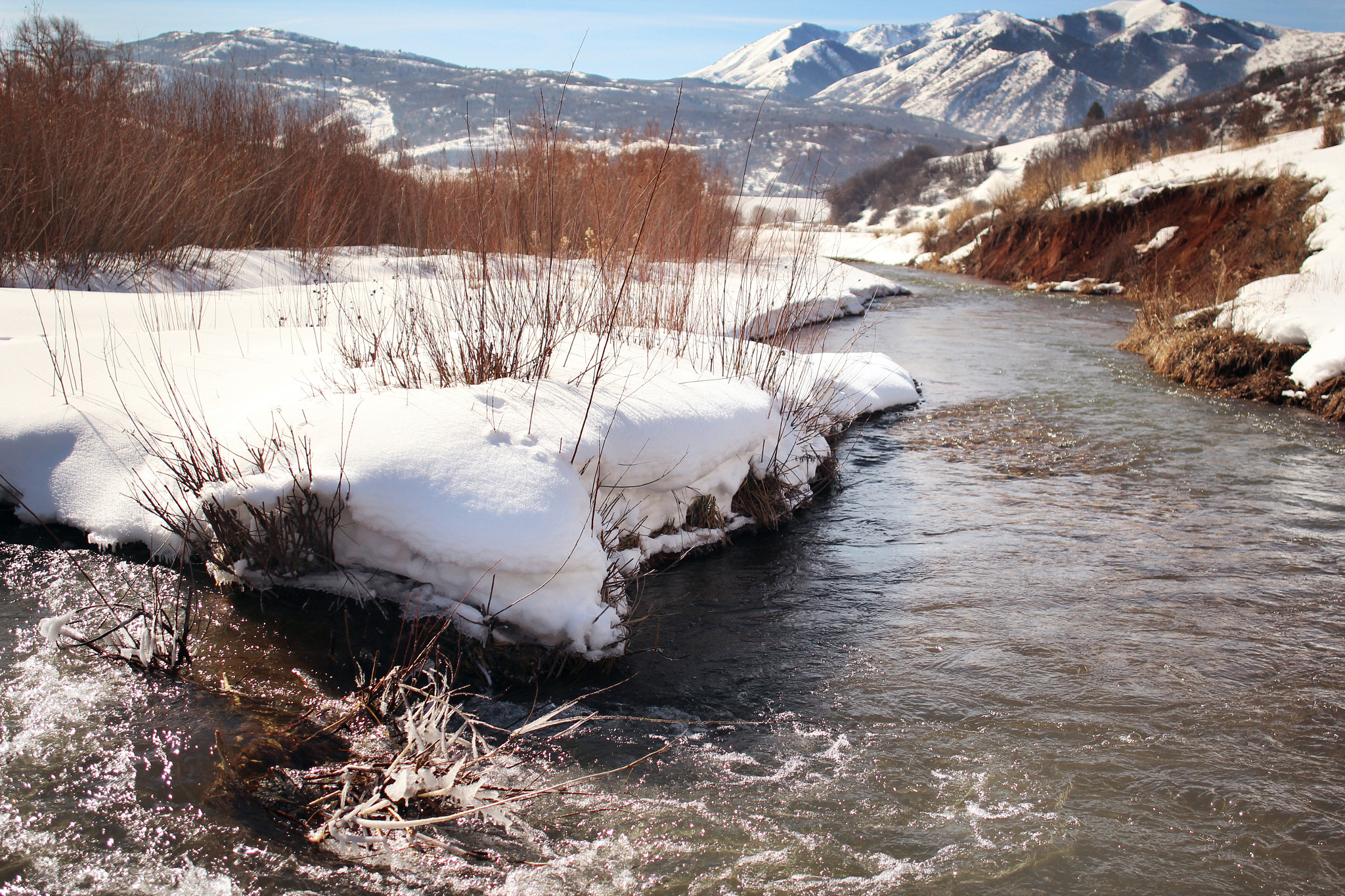 Canon EF 24mm F2.8 IS USM sample photo. Diamond fork river photography